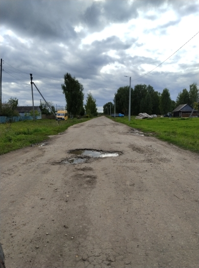 Ремонт автомобильной дороги общего пользования местного значения ул. Заречная д. Кодочиги Тонкинского муниципального округа Нижегородской области