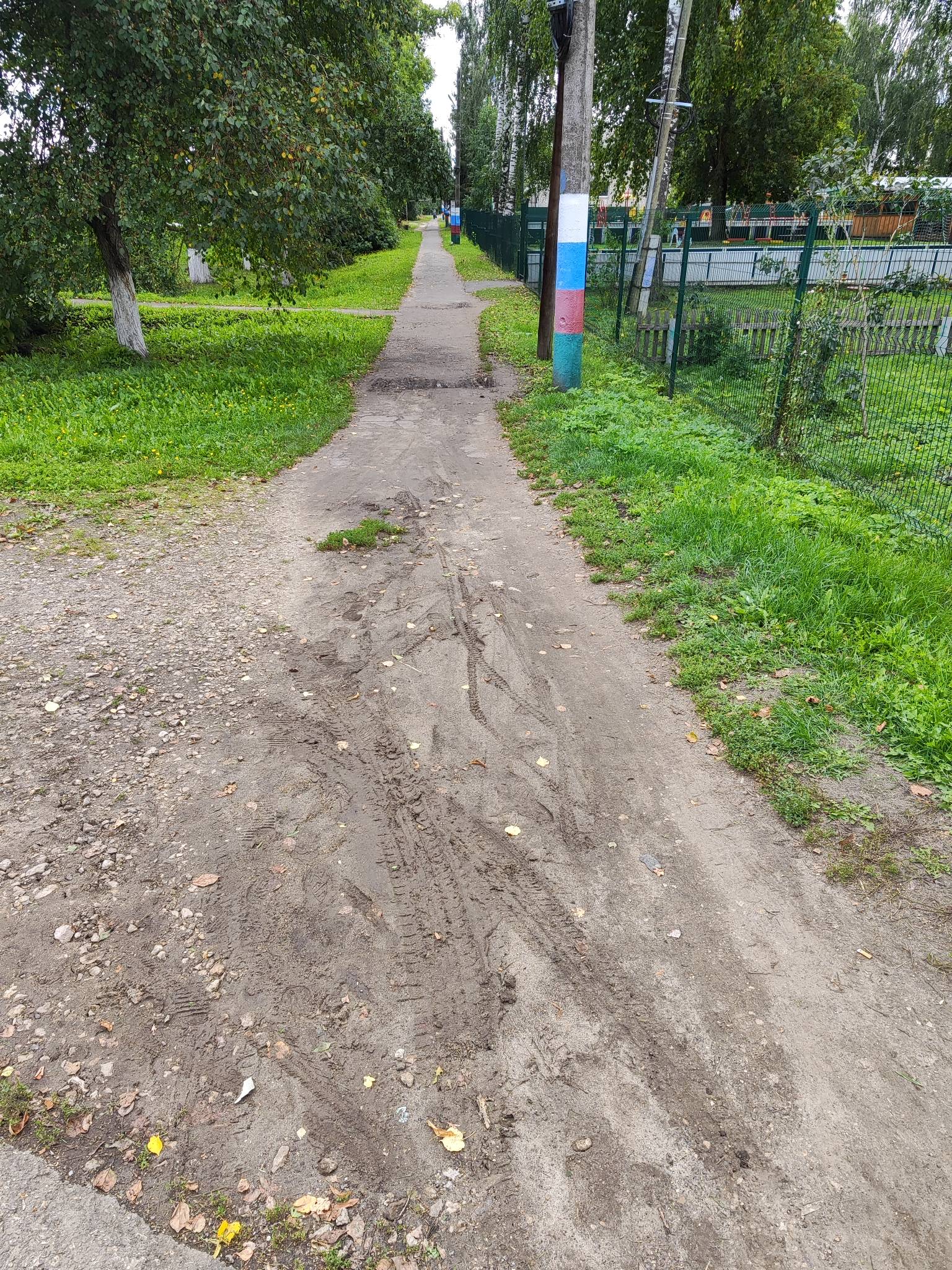 Ремонт тротуара в с.Гагино по ул.Ленина Гагинского муниципального округа Нижегородской области от дома №76 до дома №44