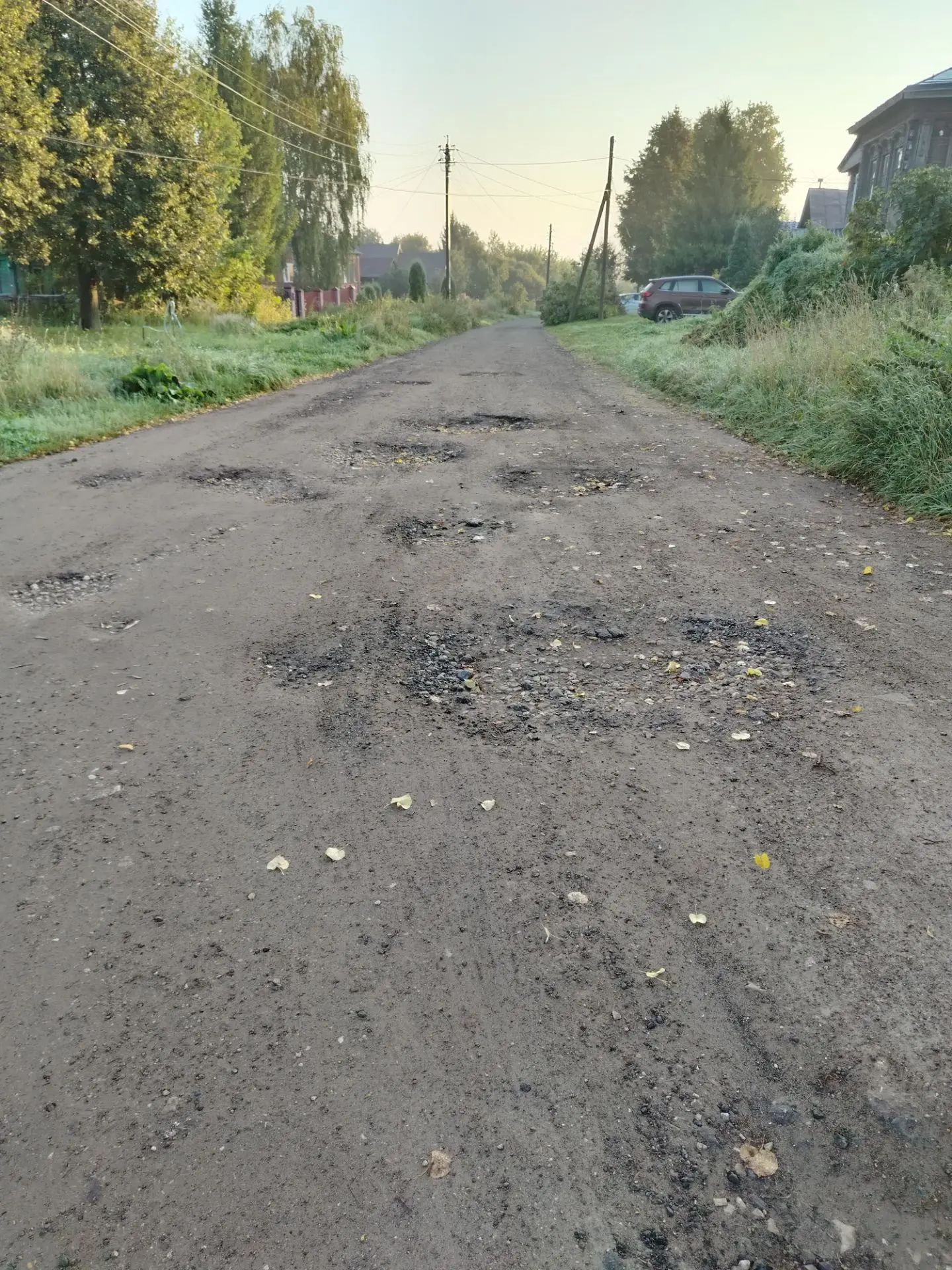 Ремонт участка автомобильной дороги по ул.Центральная в д.Хабарское Богородского муниципального округа Нижегородской области