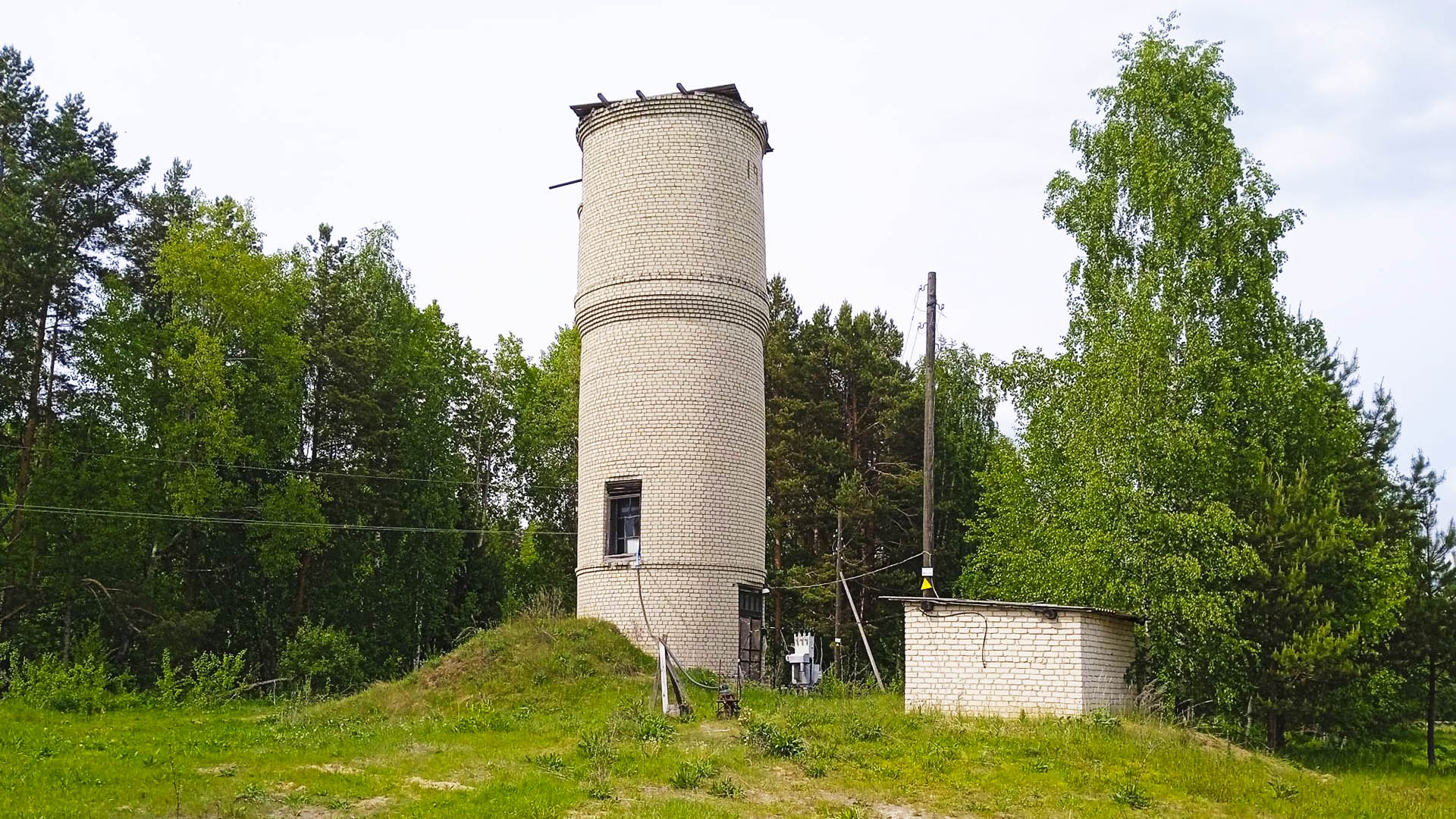 Ремонт водонапорной башни, с.Староустье