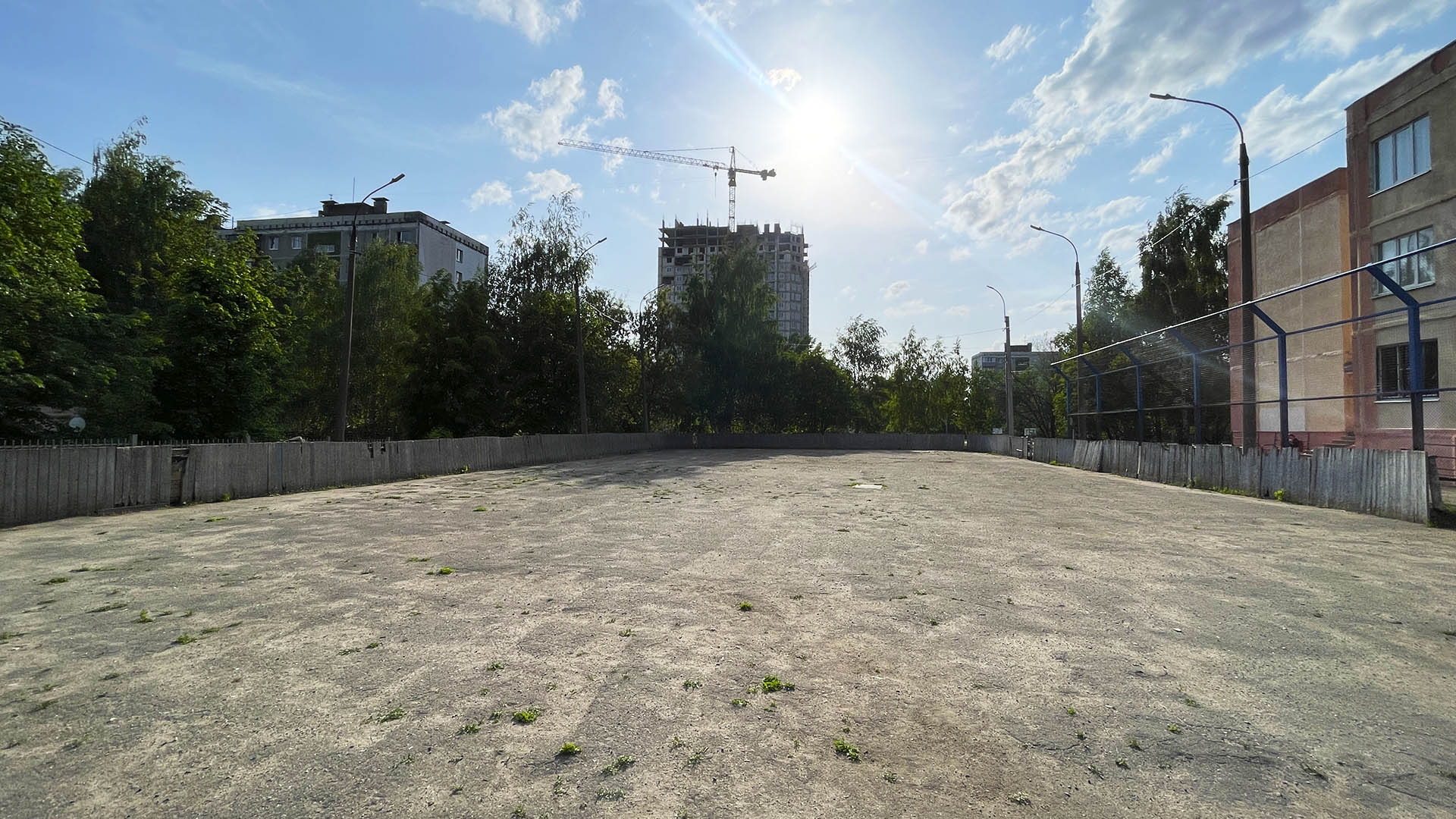Устройство спортивной площадки по ул.Верхне-Печерская, д.5А, г.Н.Новгород
