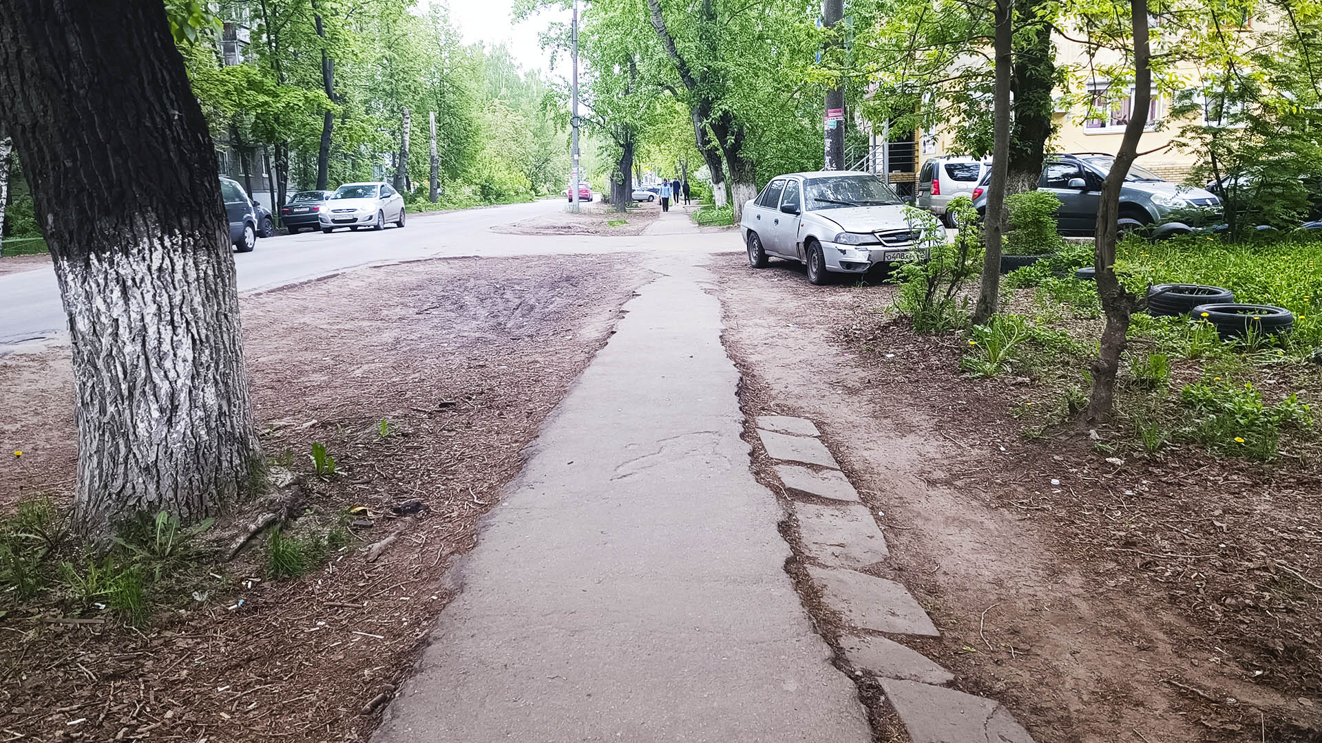 Ремонт тротуара по ул.Мокроусова (от ул.Светлоярская, д.32  до ул.Станиславского, д.39, г.Н.Новгород