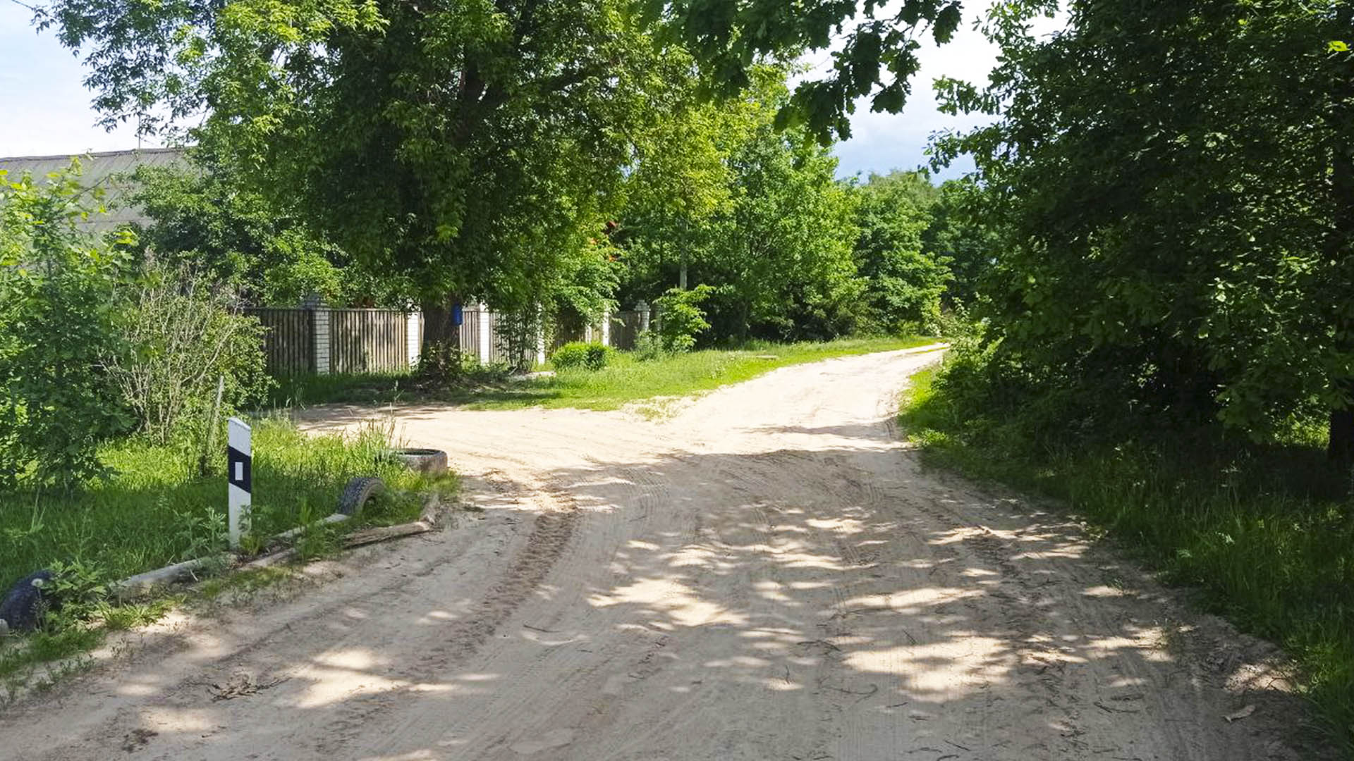Ремонт дороги, д.Малинино