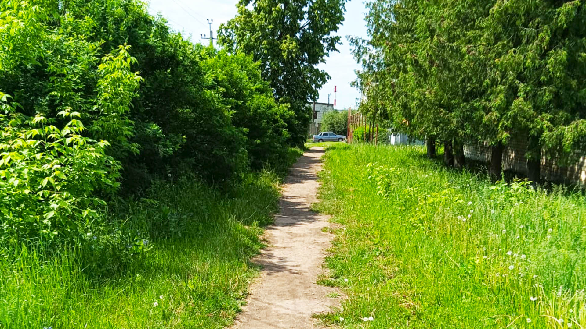 Ремонт тротуара от ул.Первомайская до ул.Зеленая, г.Княгинино