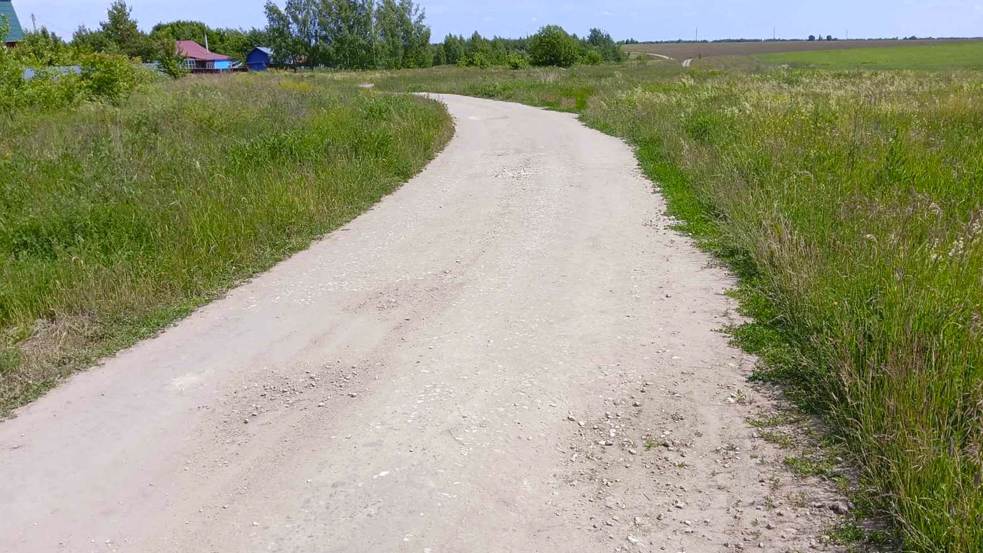 Ремонт дороги, д.Сергеево 