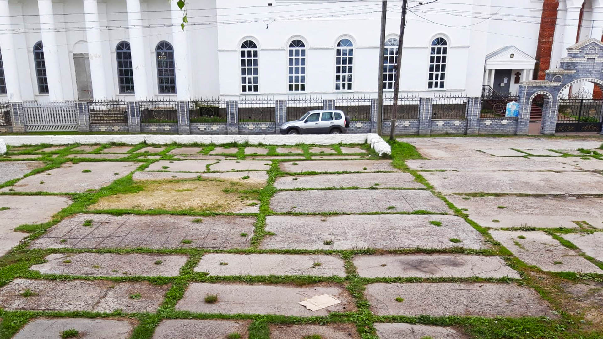 Ремонт центральной площади, с.Казаково 