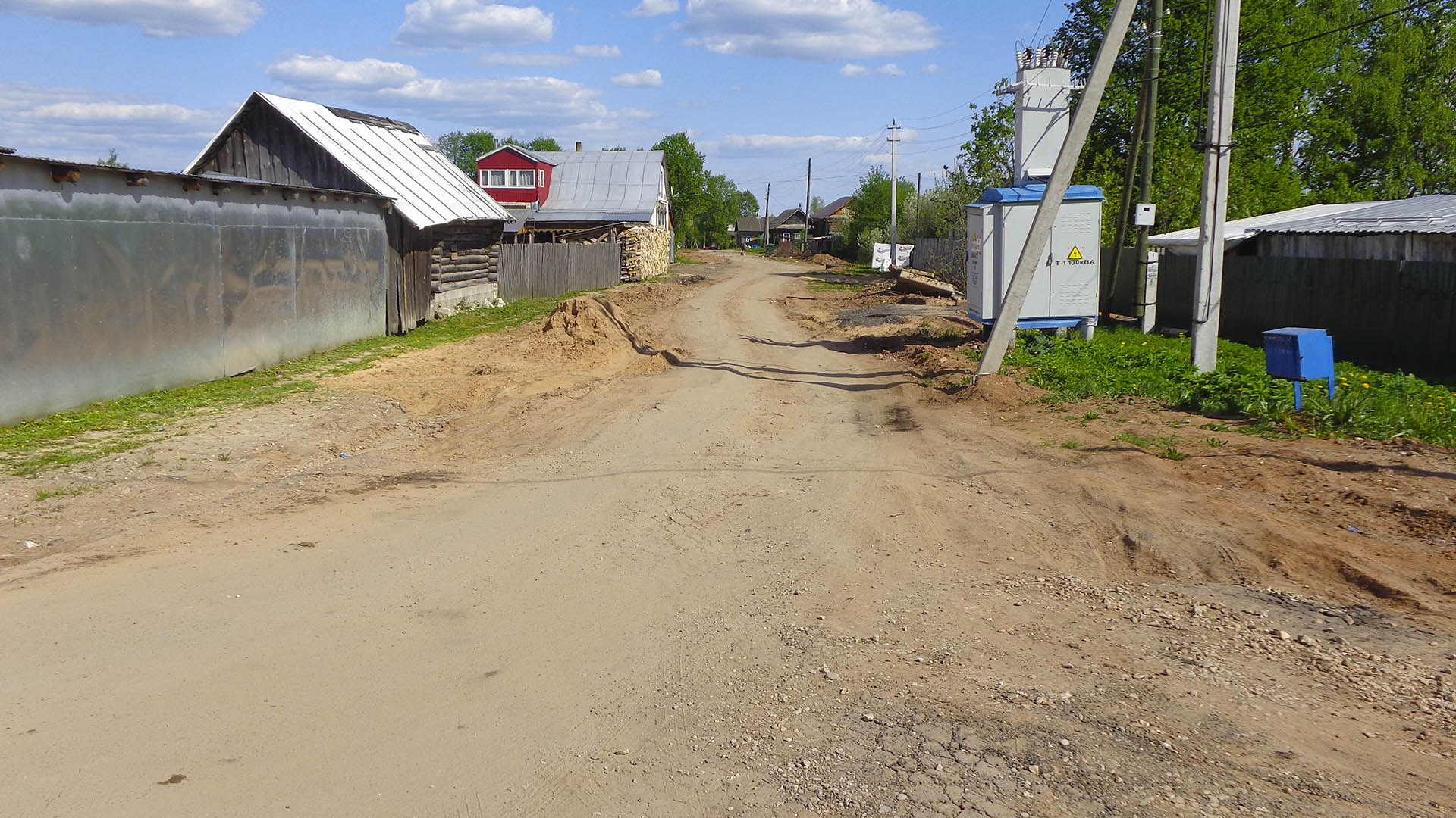 Ремонт дорог по ул.Максимова, ул.Пролетарской, г.Ветлуга