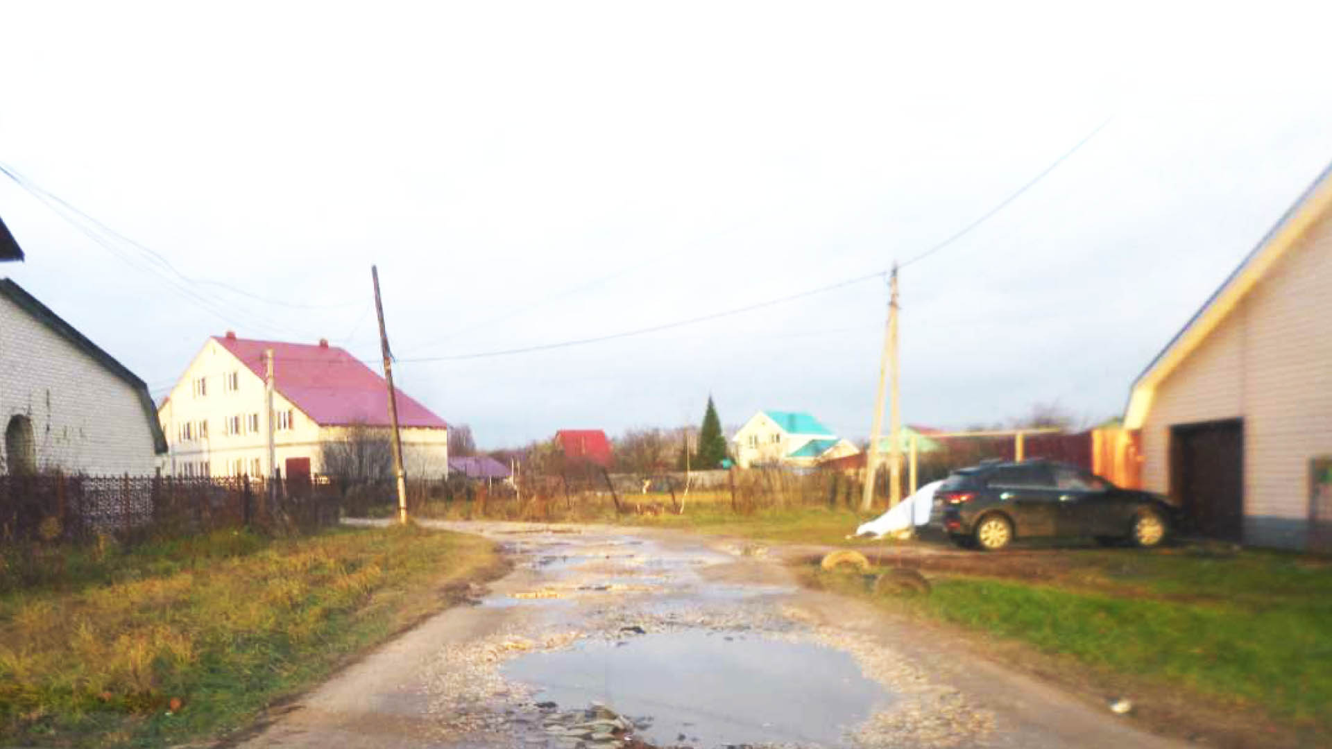 Ремонт дороги  по ул.Строителей от м-на "Продукты" до д.25, ул.Березовская д.1 - д.15, п.Неклюдово