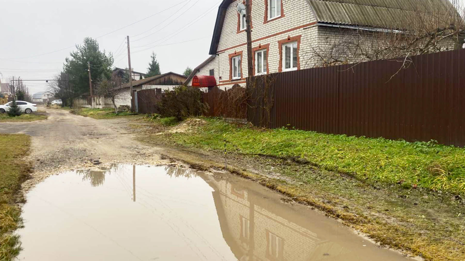 Ремонт дороги по ул.8-я, жилой район Тесовая, г.Бор