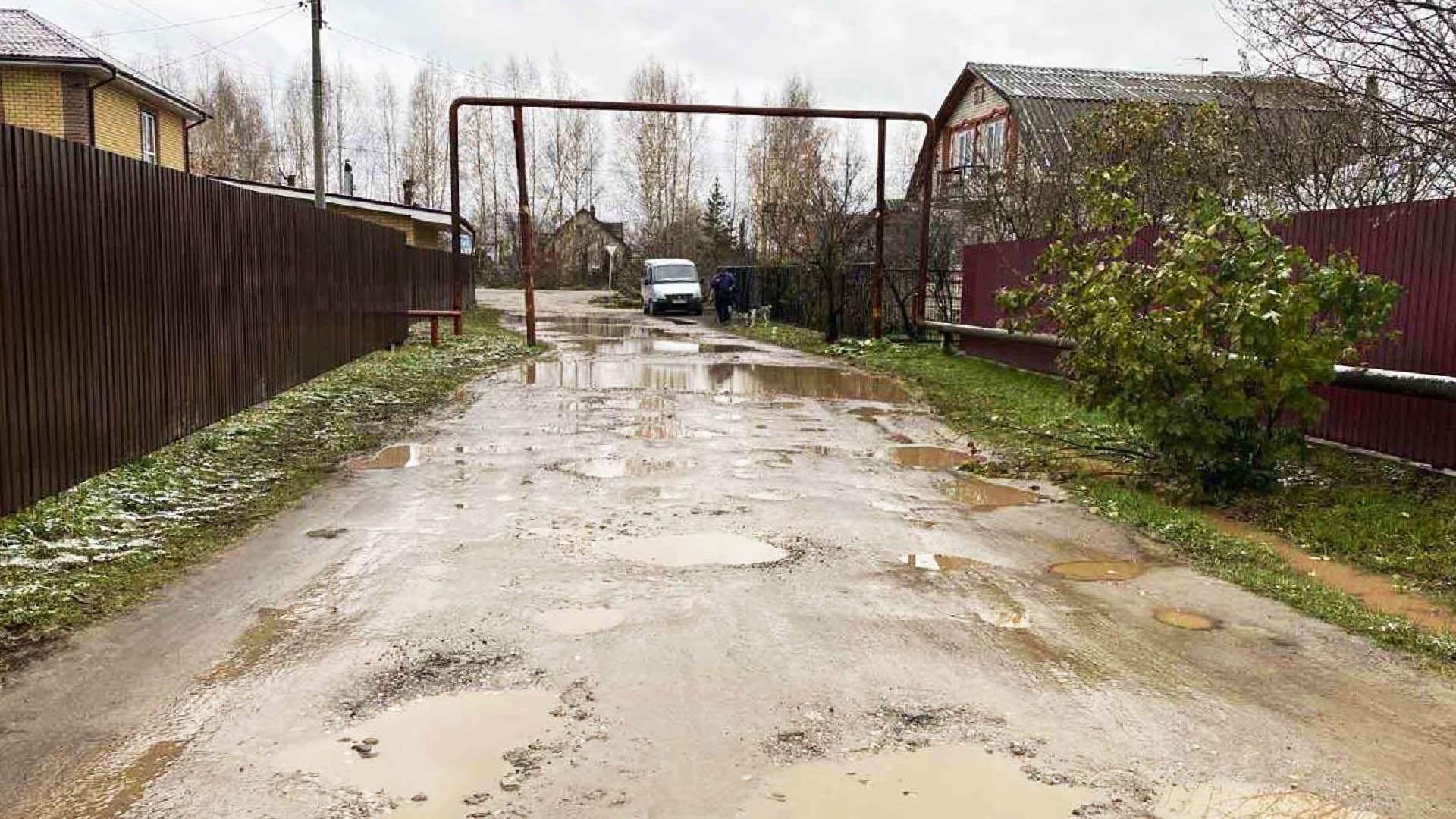 Ремонт дороги по ул.6-я,
жилой район Пичугино, г.Бор