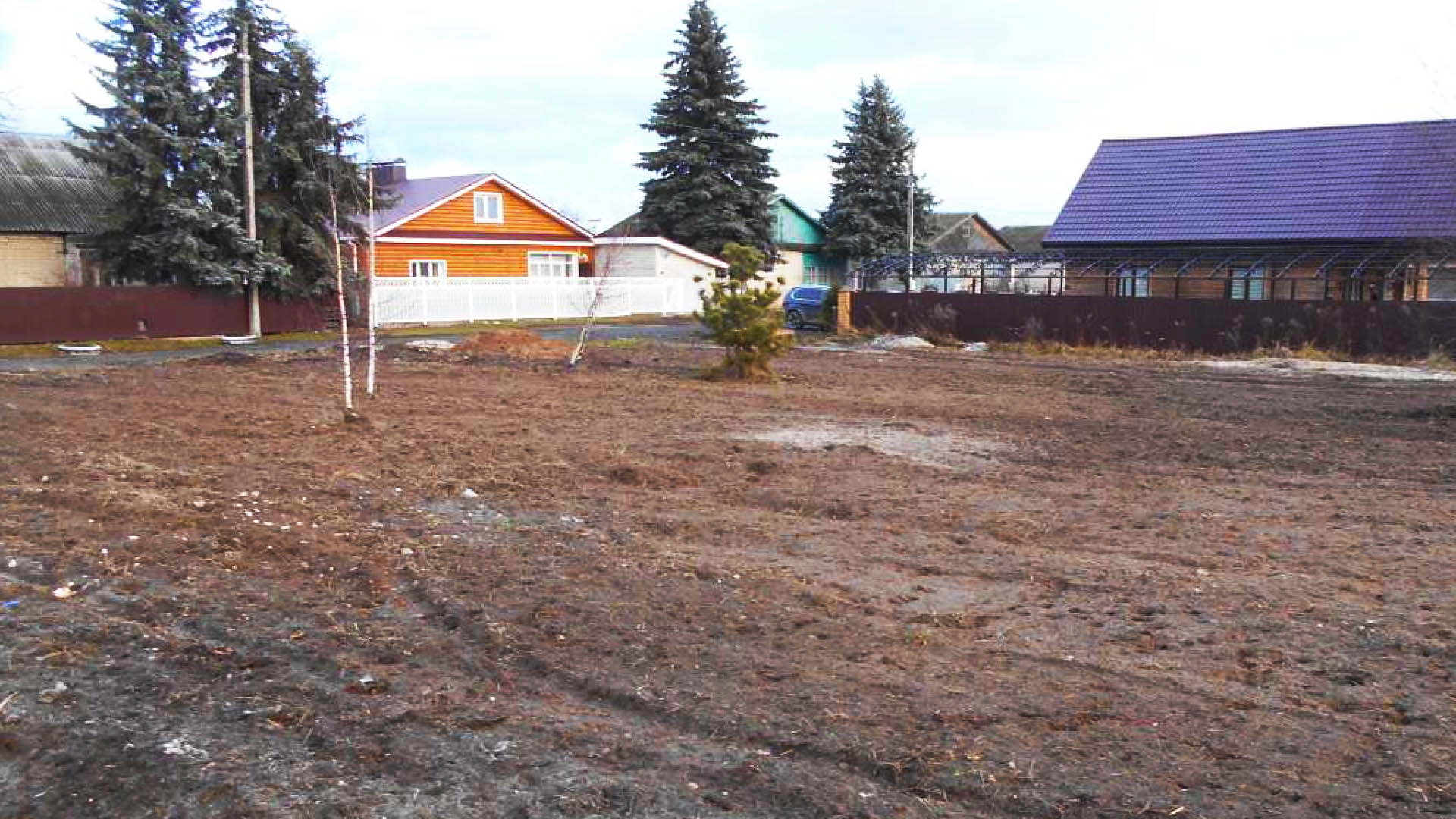 Устройство детской площадки на ул.Степная, д.13, п.Полевой