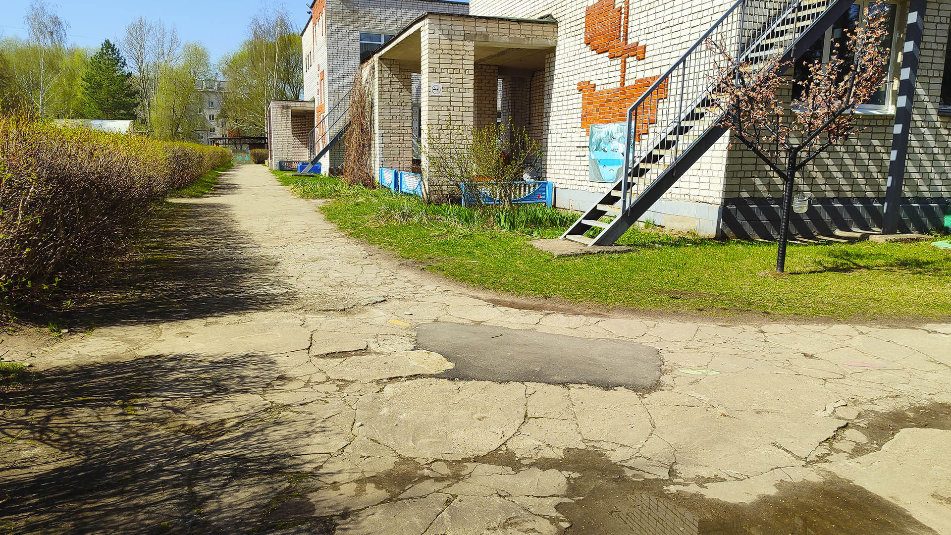 Ремонт асфальтобетонного покрытия на территории МБДОУ "Детский сад №223", г.Н.Новгород