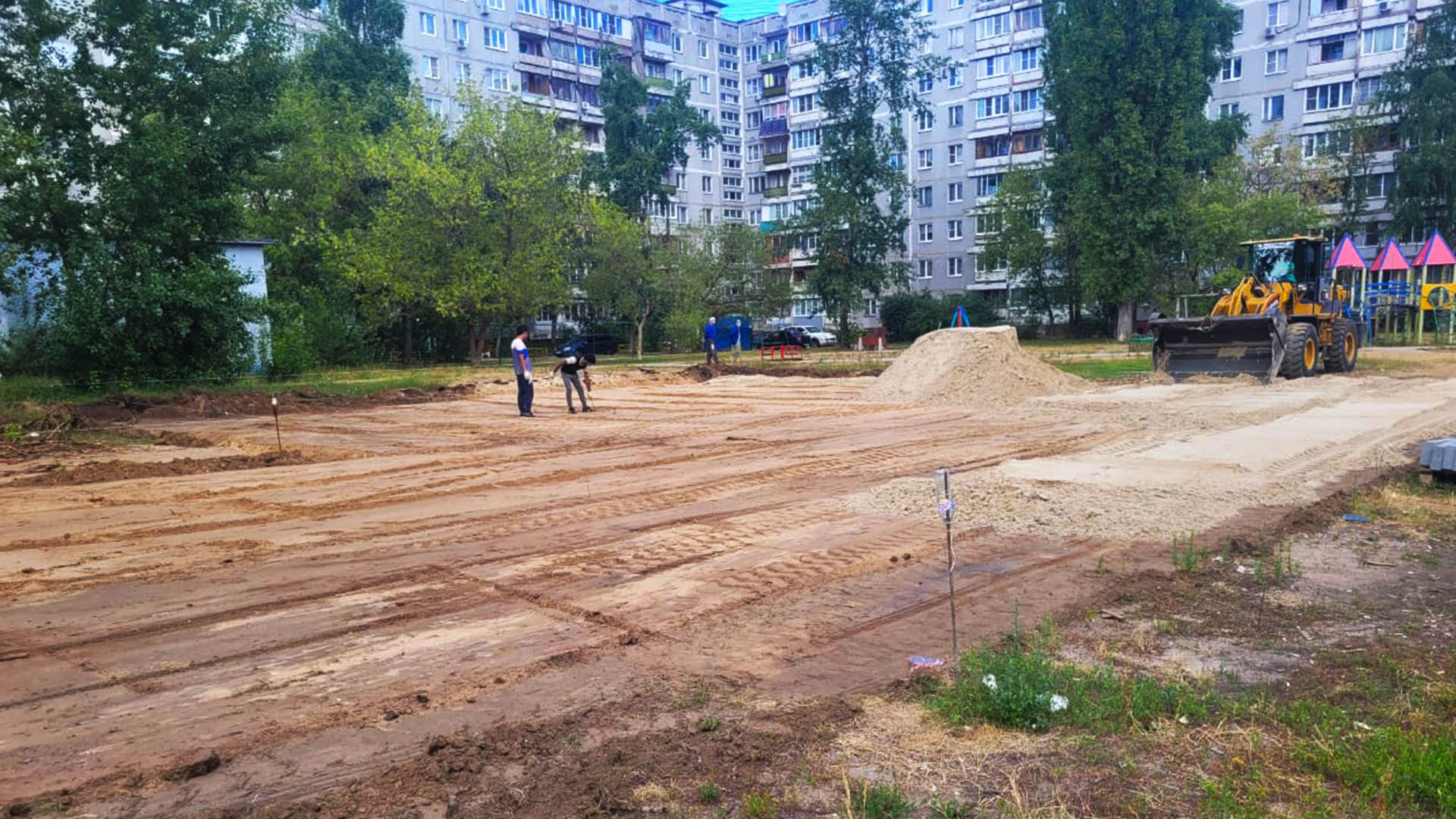 Установка спортивной площадки по ул.С.Есенина, д.38, г.Н.Новгород