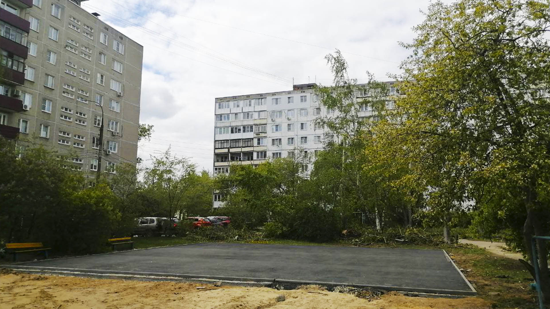 Устройство детской игровой площадки на пл.Комсомольская, д.6, к.3, г.Н.Новгород