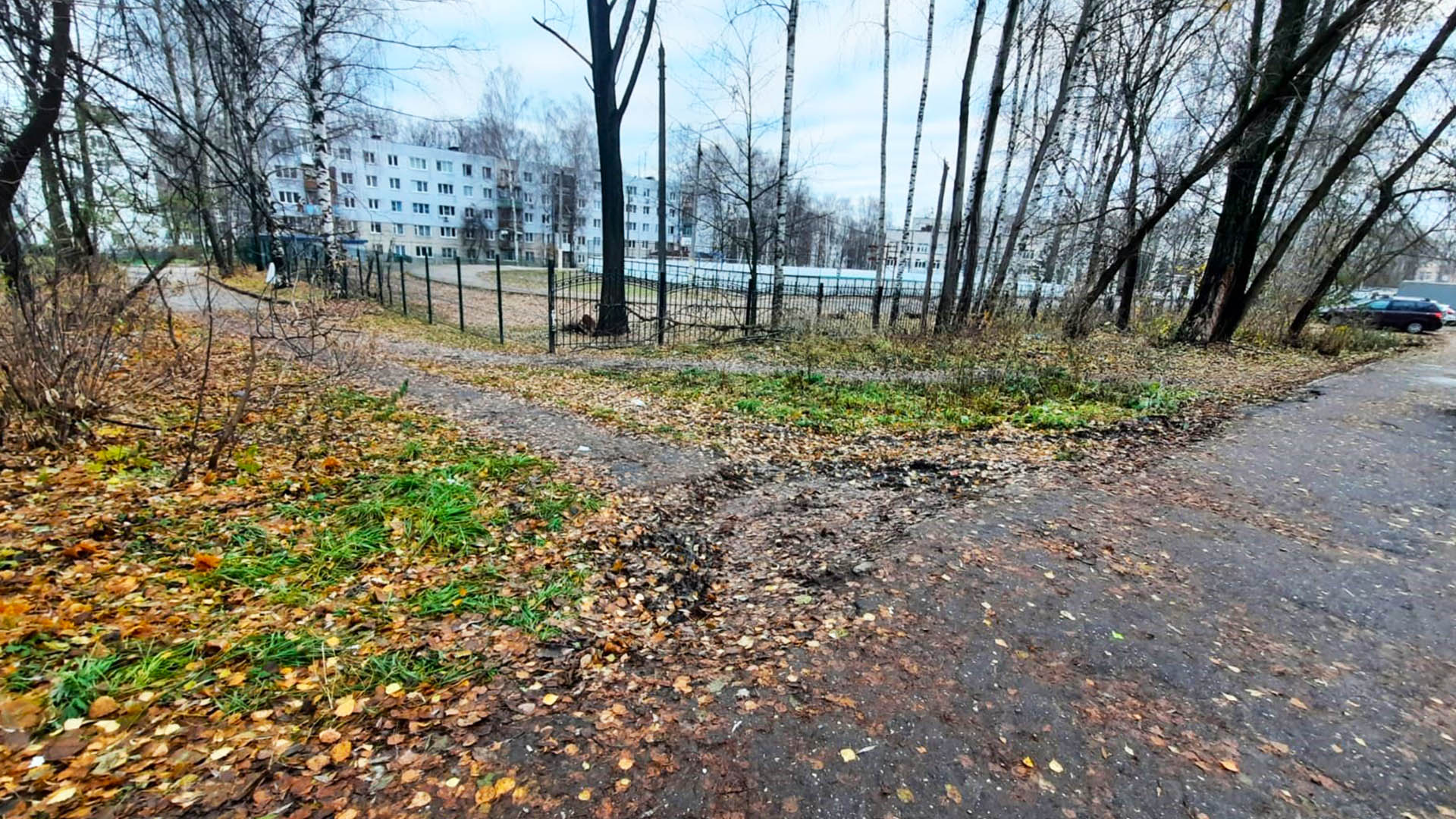 Ремонт дороги, парковки и тротуаров около МАОУ "Школа №187", г.Н.Новгород