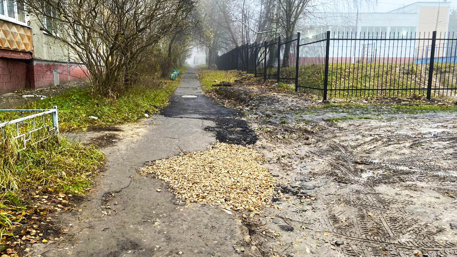 Ремонт тротуара по ул.Верхне-Печерская, д.2/1,  ул.Бринского, д.1/2, г.Н.Новгород