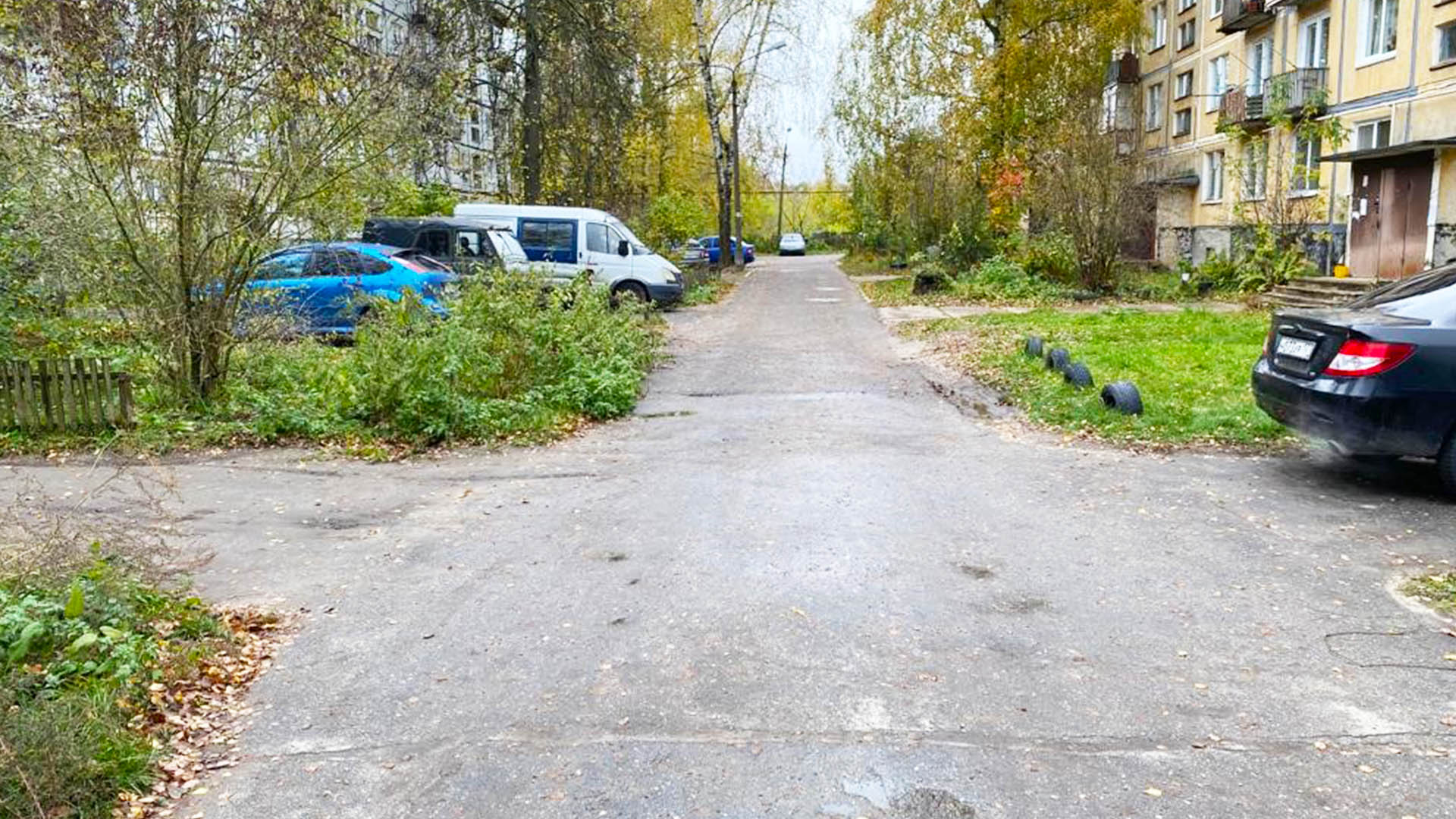 Благоустройство придомовой территории по ул.Генерала Маргелова, д.64, д.66, д.Истомино