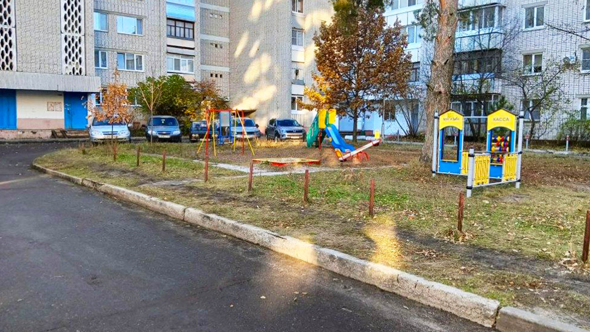 Благоустройство дворовой территории в микрорайоне 14 по ул.Юности, д.5/3, д.5/4, г.Саров