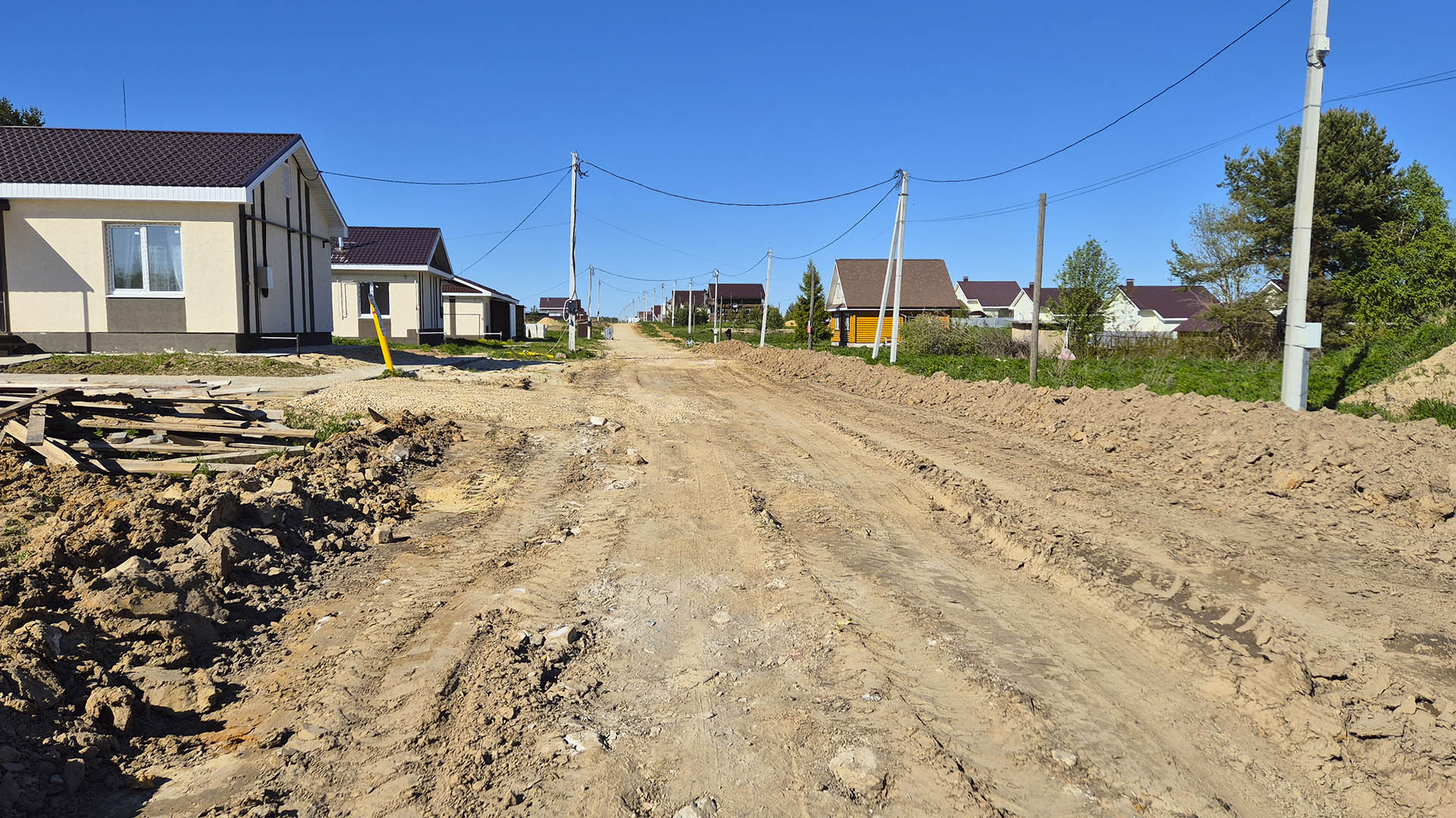 Ремонт дороги по ул.Зарубина, р.п.Ковернино