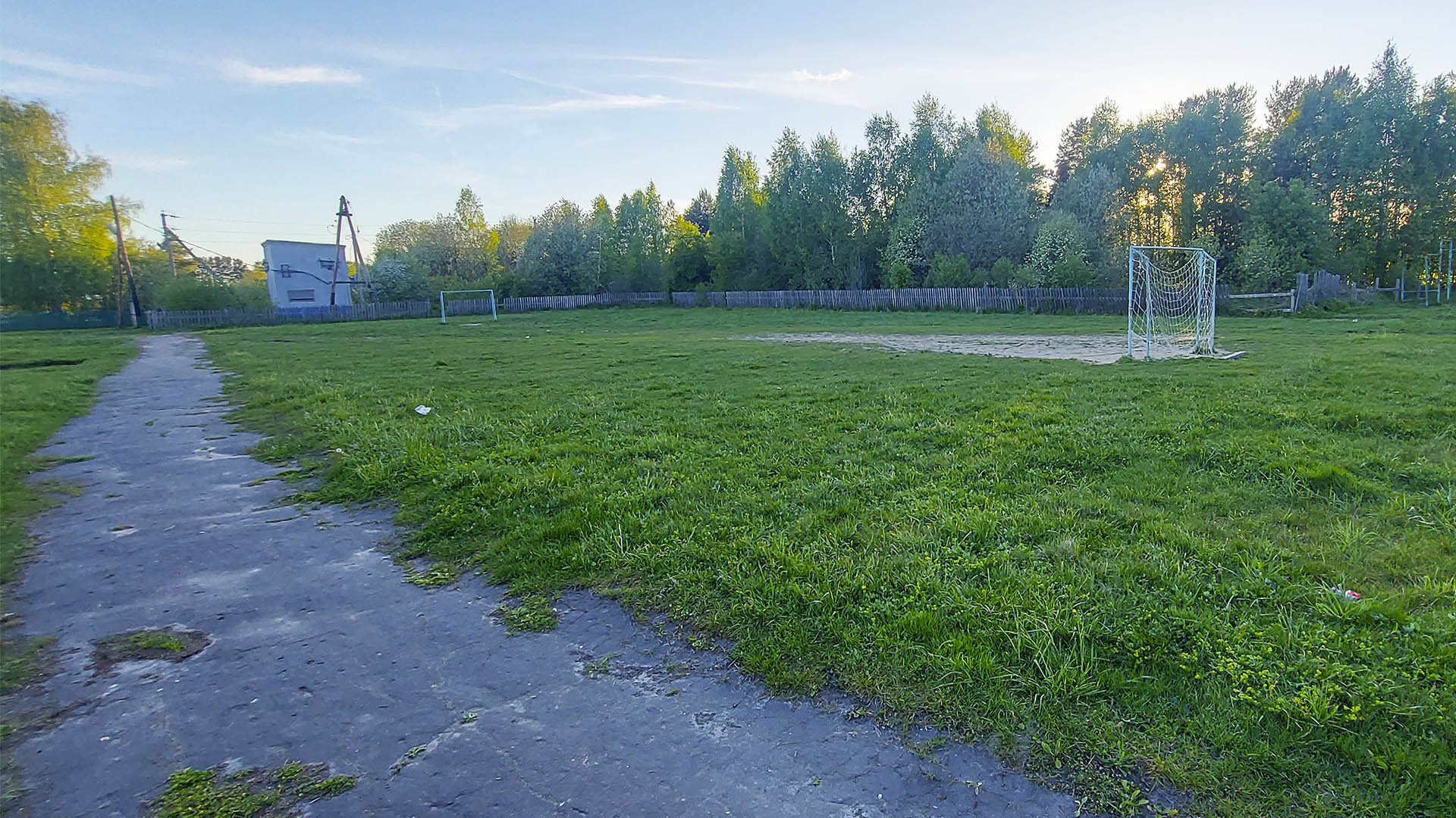 Обустройство спортивной площадки, с.Хохлома