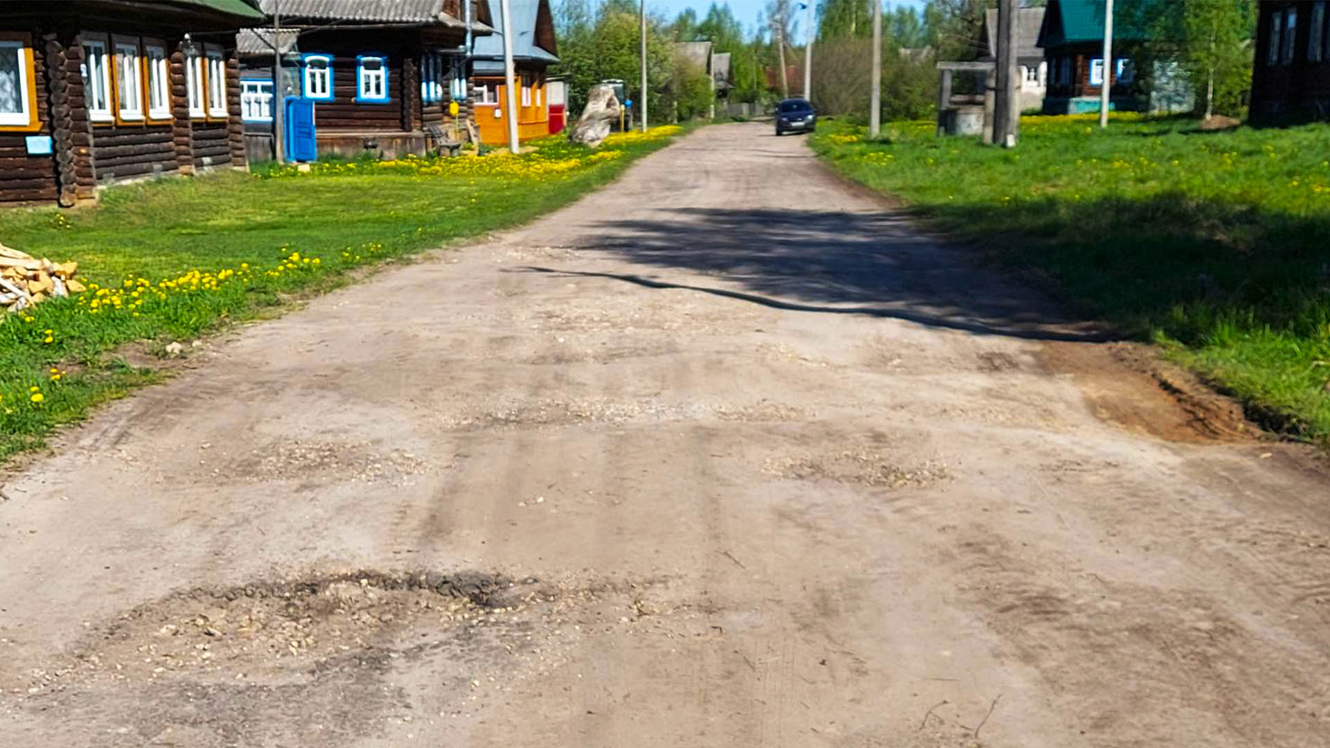 Ремонт дороги по ул.Советская, д.48 - д.83, д.Каменное