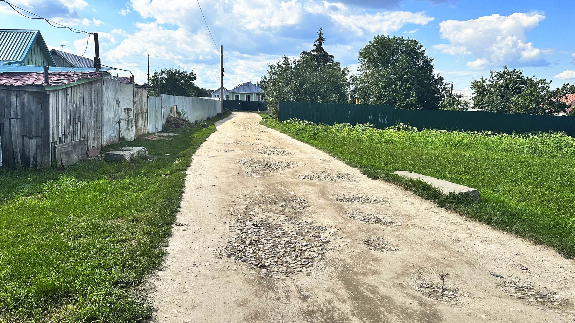 Ремонт дороги от ул.Специалистов, д.2 до ул.Луговая, с.Вязовка