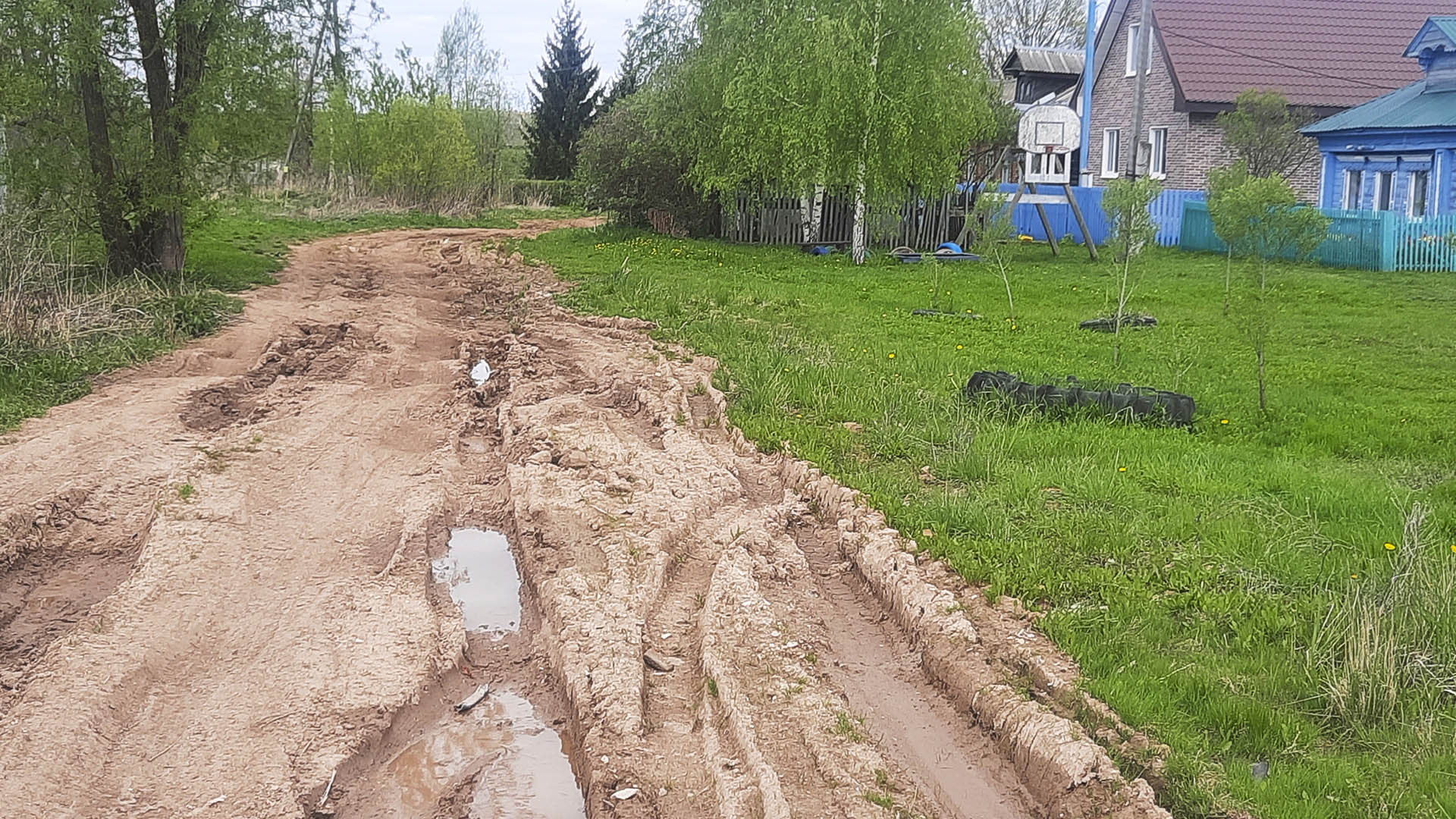 Ремонт дороги по ул.Полевая, с.Семово