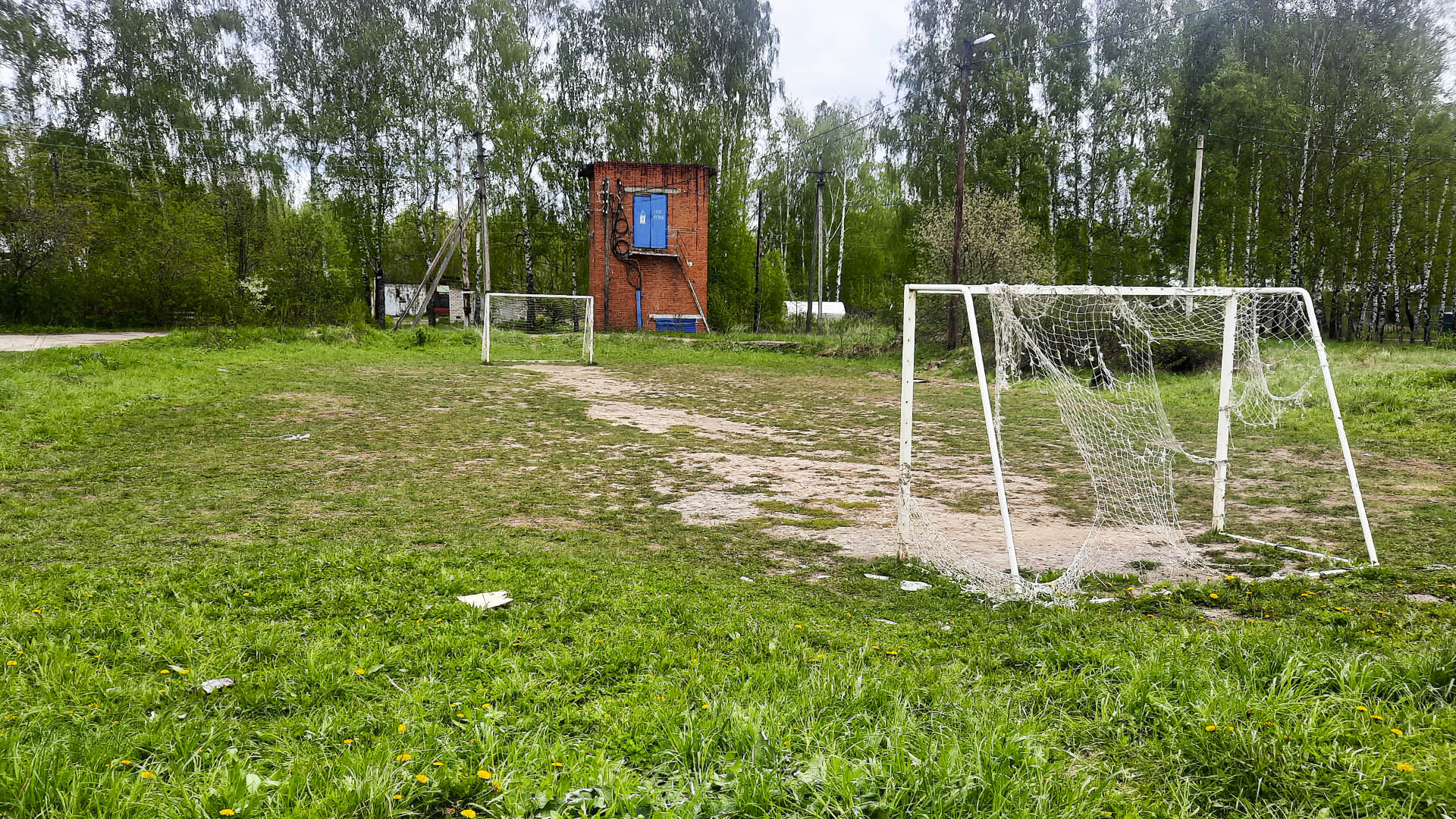 Устройство хоккейной коробки по ул.Мичурина, д.99а, д101а, г.Лысково