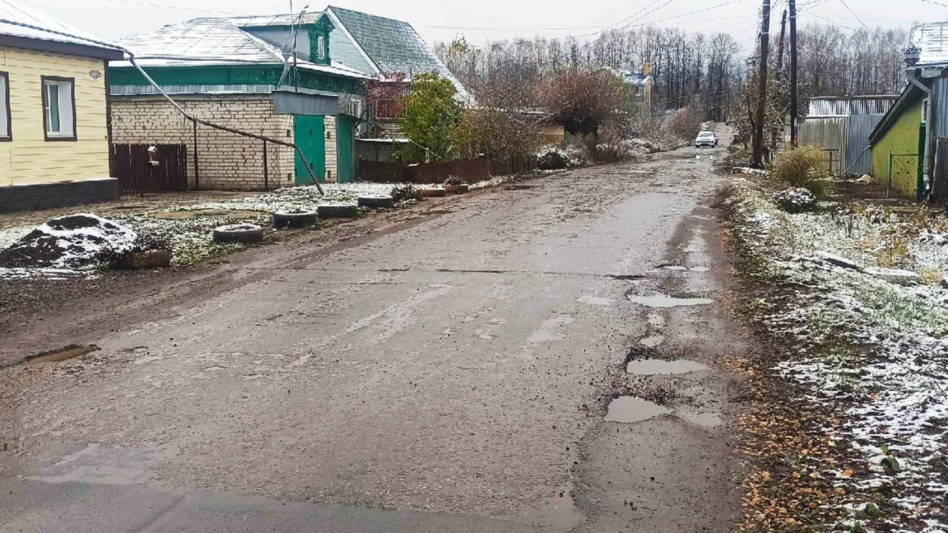 Ремонт участка дороги по пер.Кольцова от а/д Ряжск-Касимов-Муром-Н.Новгород, г.Ворсма