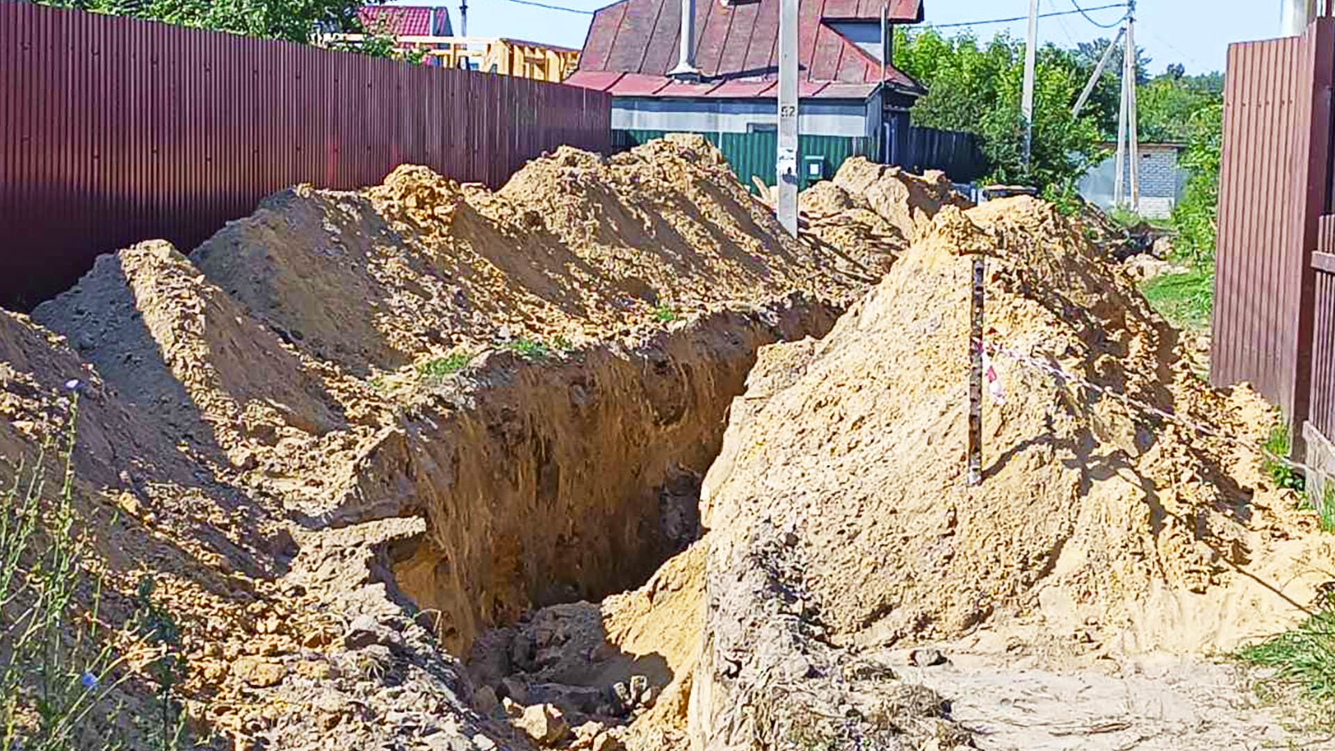 Ремонт водопровода по ул.Фрунзе, ул.Д.Бедного, ул.Высокая, ул.Кирова, ул.Крупской, р.п.Тумботино