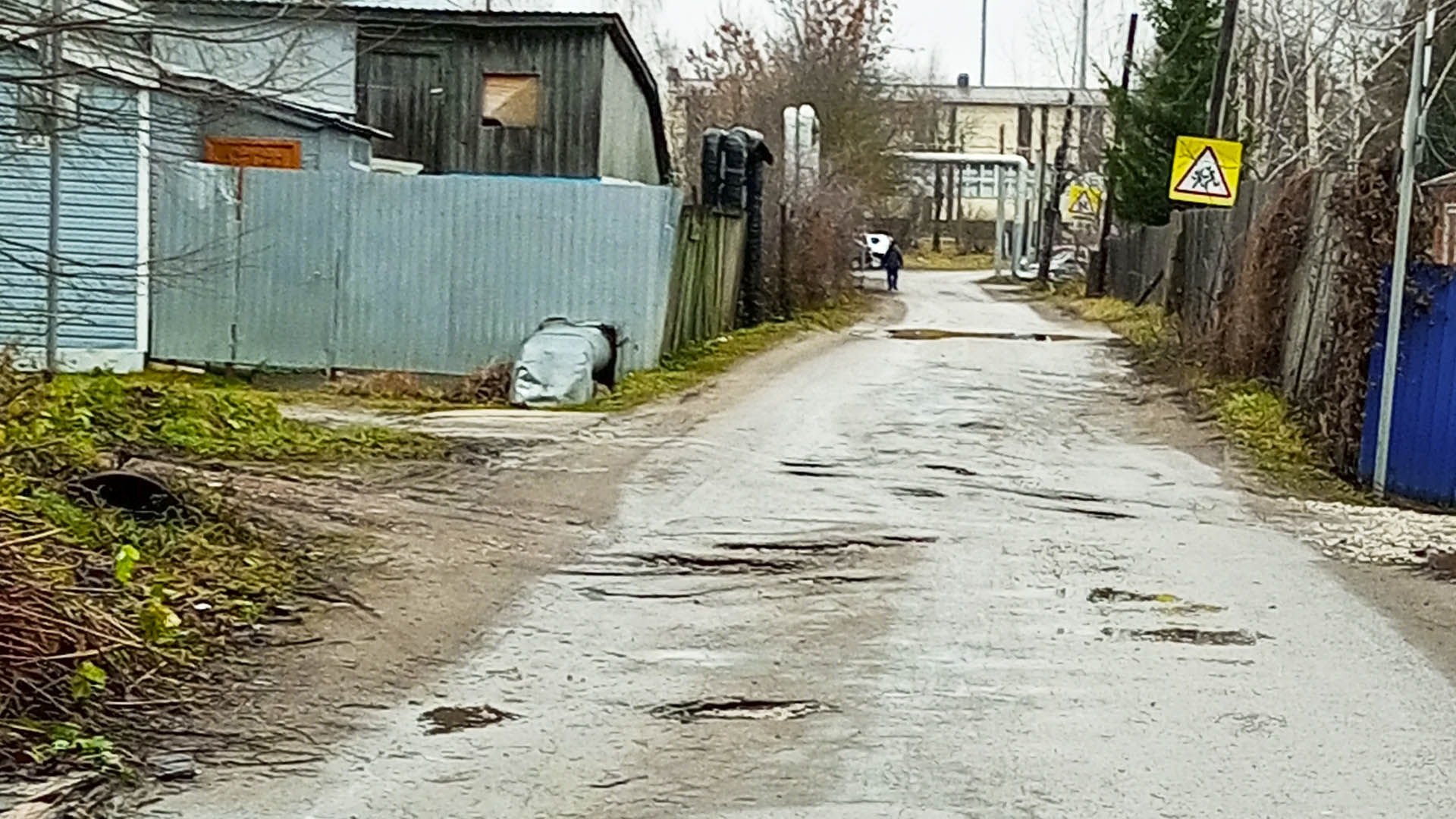 Ремонт дороги по ул.Октябрьская, р.п.Сосновское