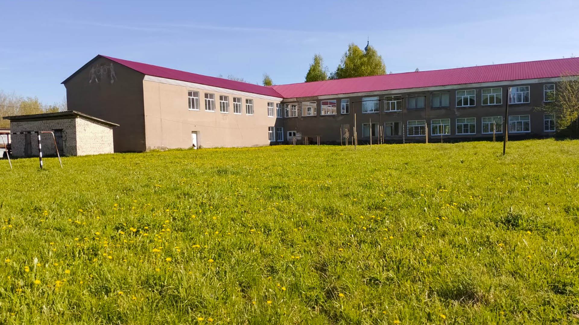 Обустройство стадиона, с.Роженцово