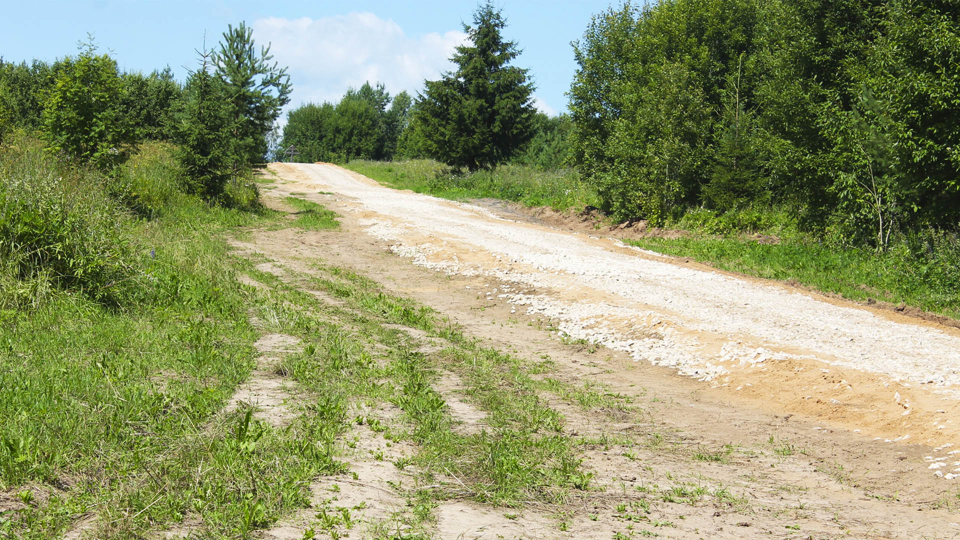Ремонт дороги к святым ключам старца
Герасима, д.Колосиха