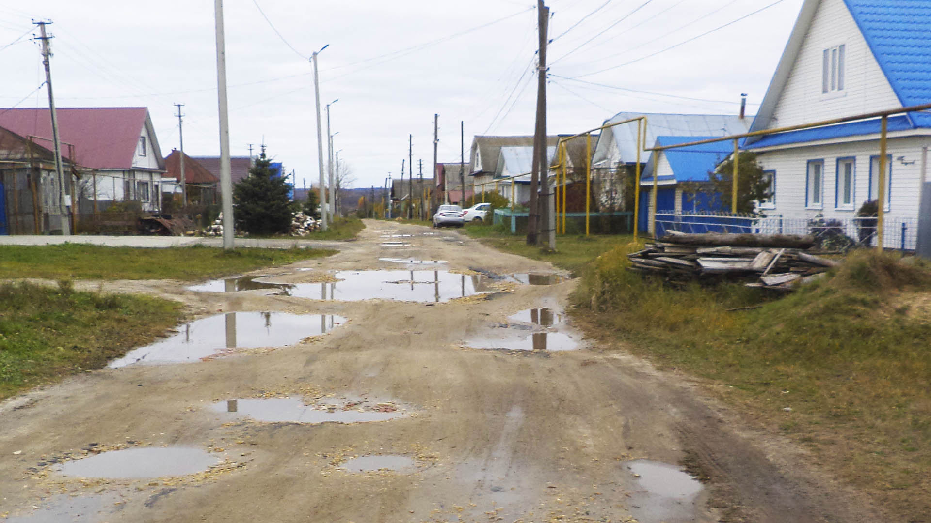 Ремонт участка дороги по ул.Зеленая д.1 - д.36, р.п.Вознесенское