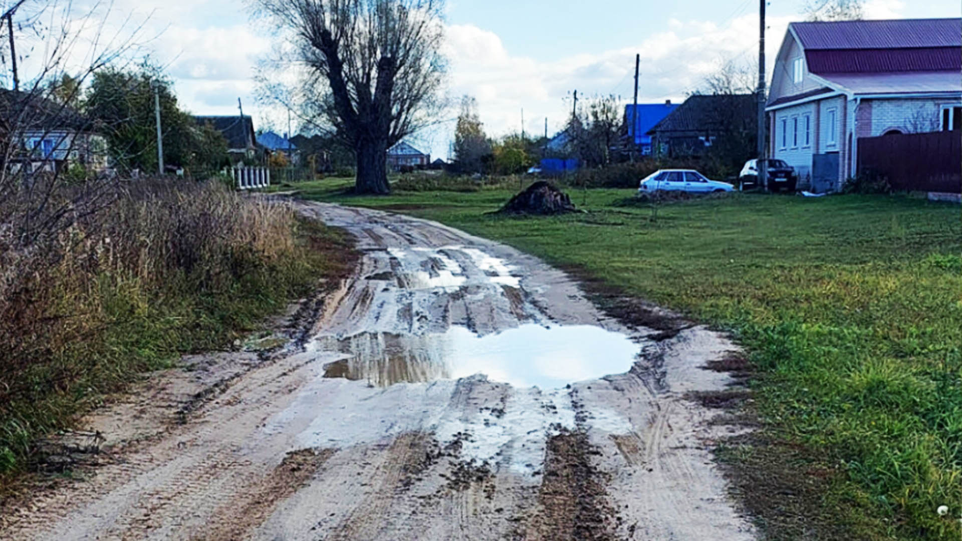Ремонт дороги по ул.Пушкина, с.Нарышкино