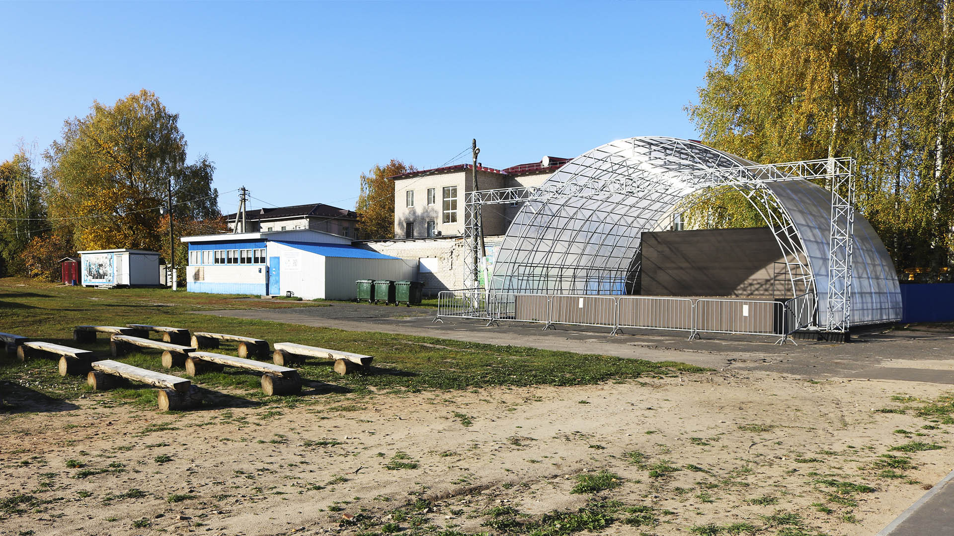 Комплексное благоустройство танцевальной площадки, г.Ветлуга