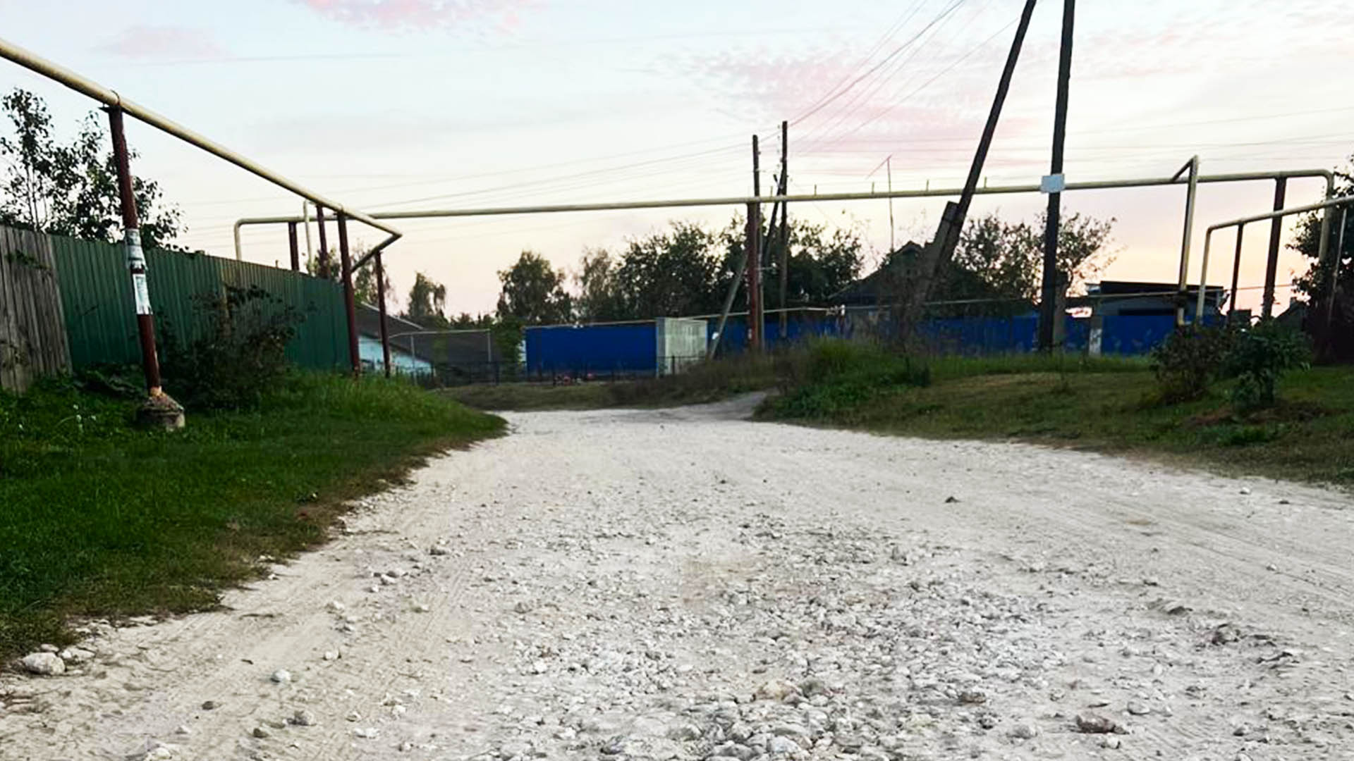 Ремонт дороги, д.Ильина Гора