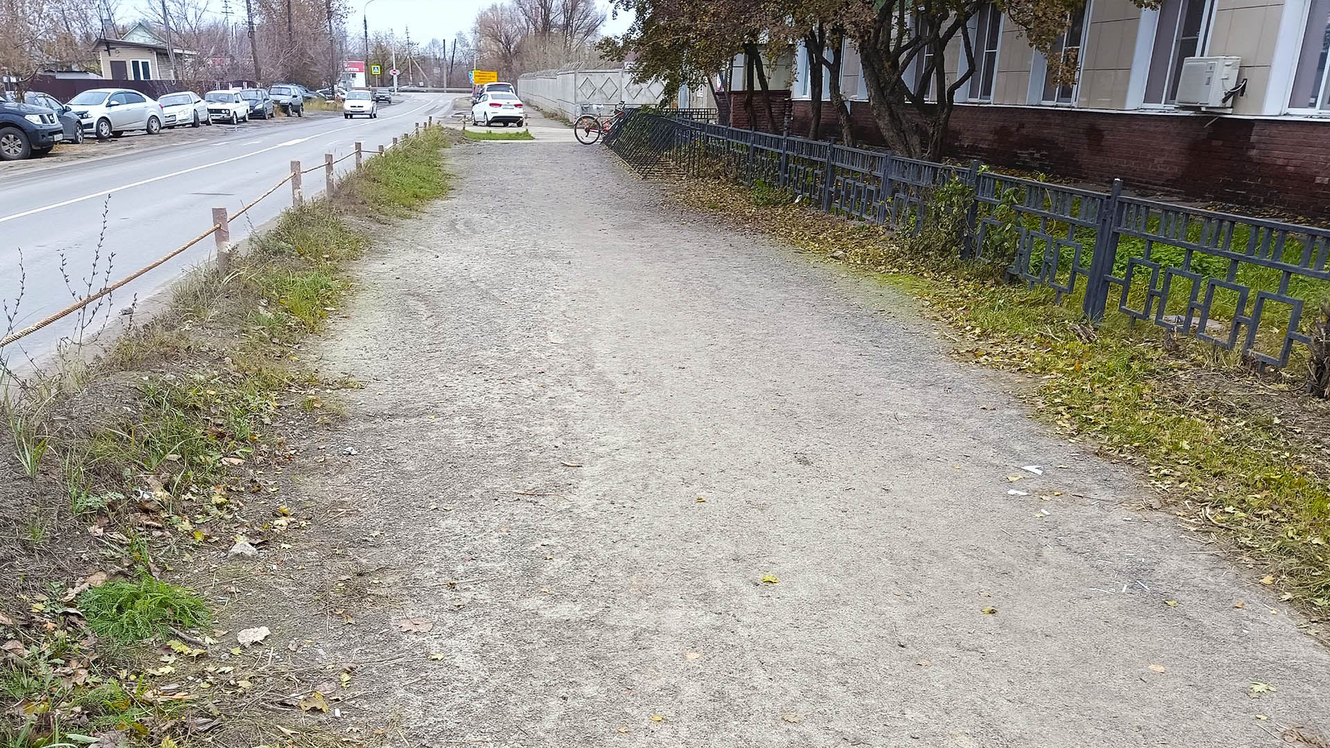 Ремонт тротуара по Борковскому проезду, г.Выкса