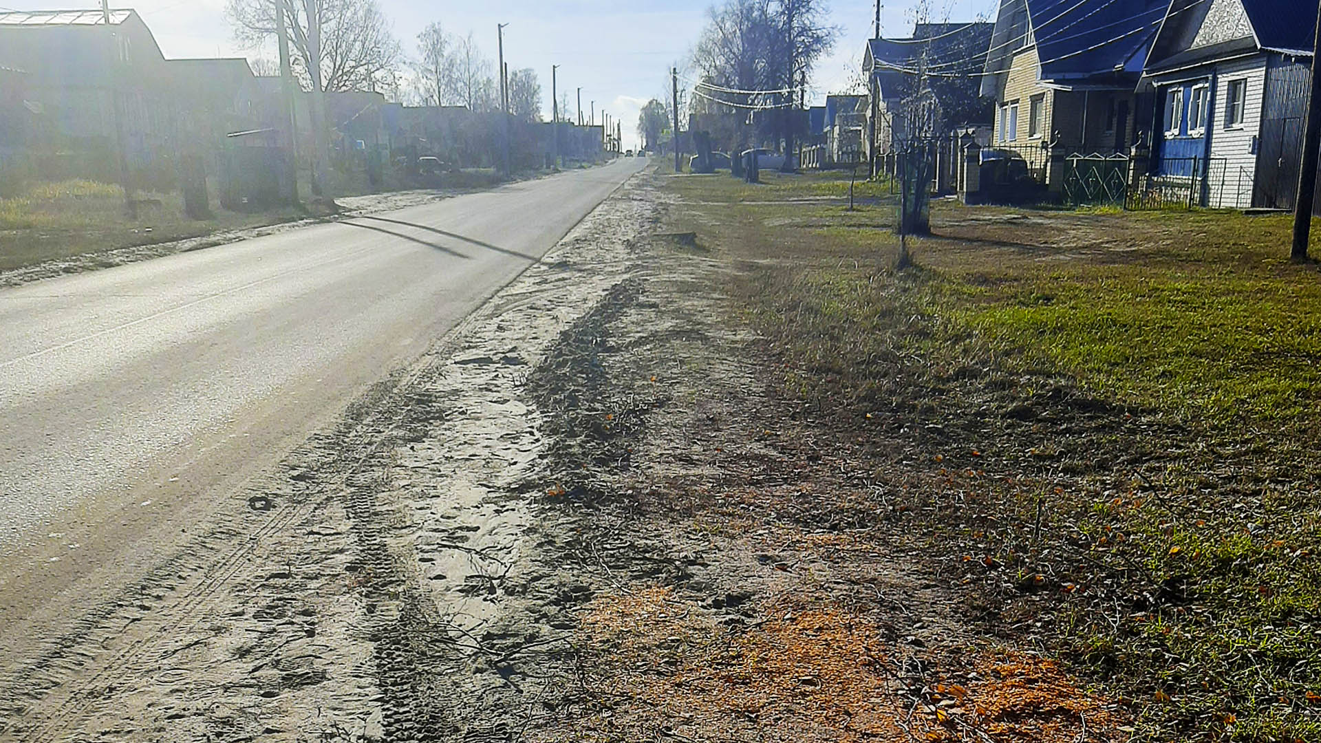 Ремонт тротуара по улице Выксунская, р.п.Виля