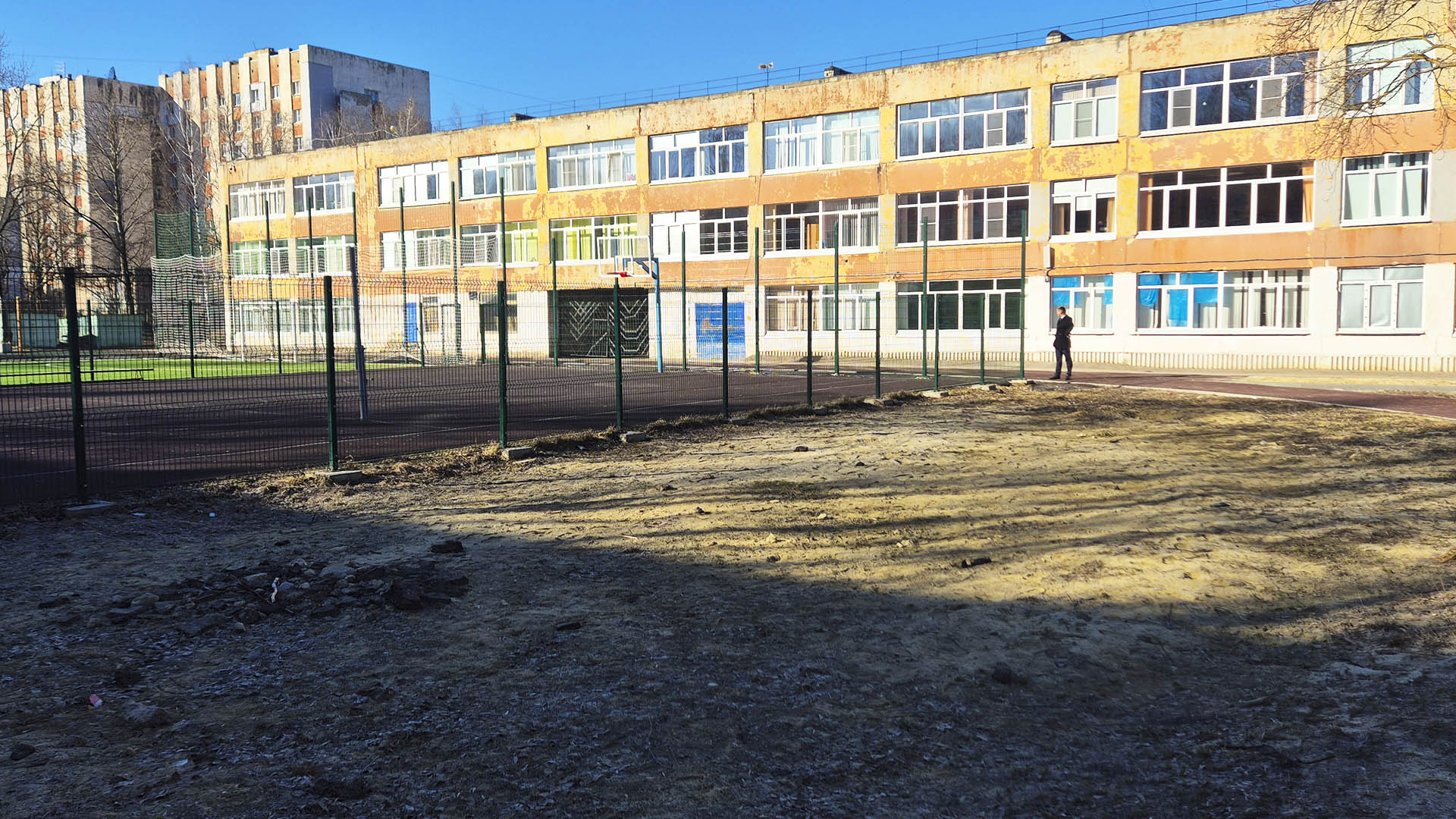 Благоустройство спортивной площадки на территории МБОУ "СШ №2 им А.С.Пушкина", г.Арзамас