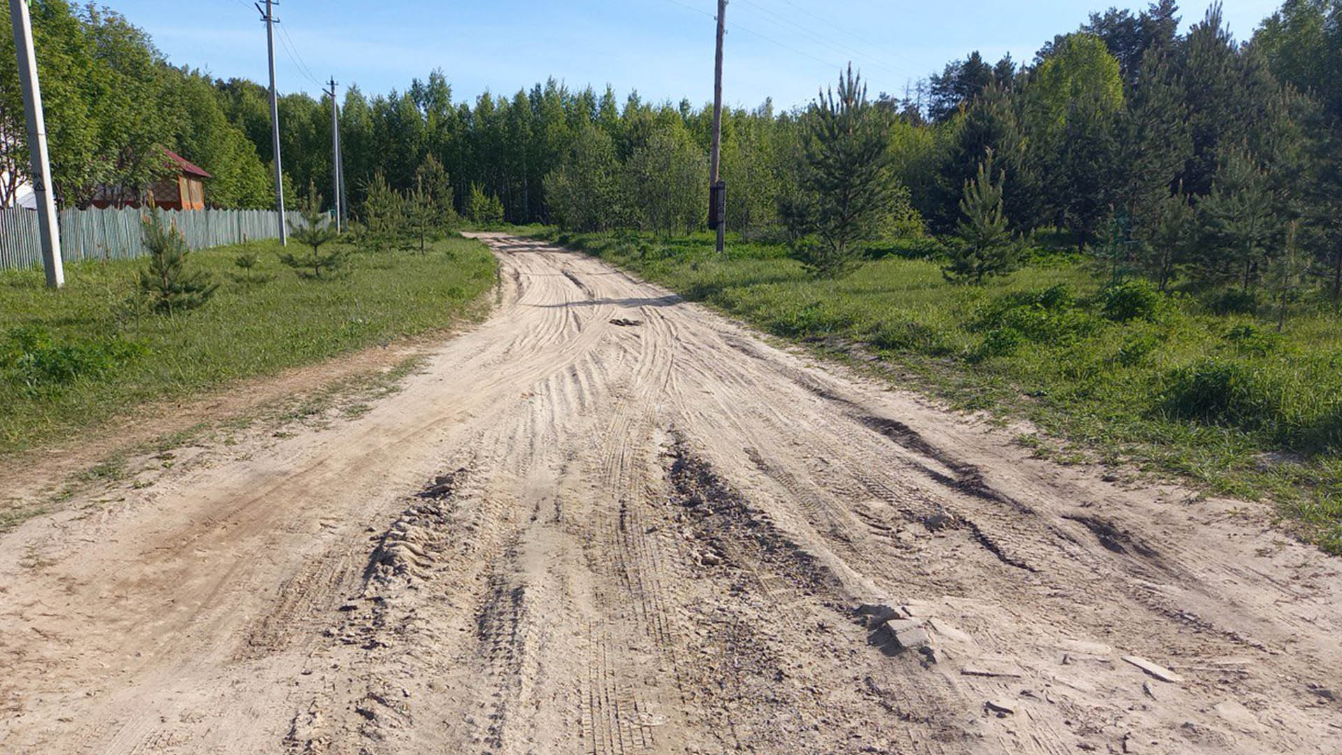 Ремонт дороги до д.Мокушино