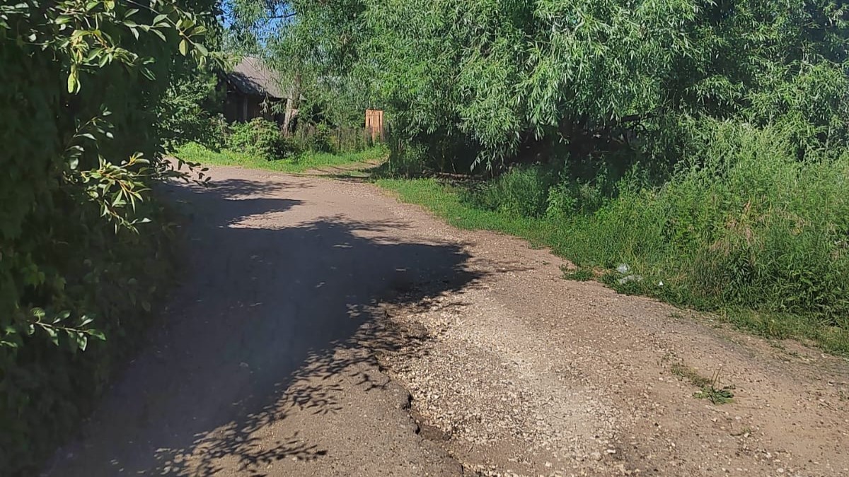 Ремонт дороги по ул.Энтузиастов, с.Слопинец