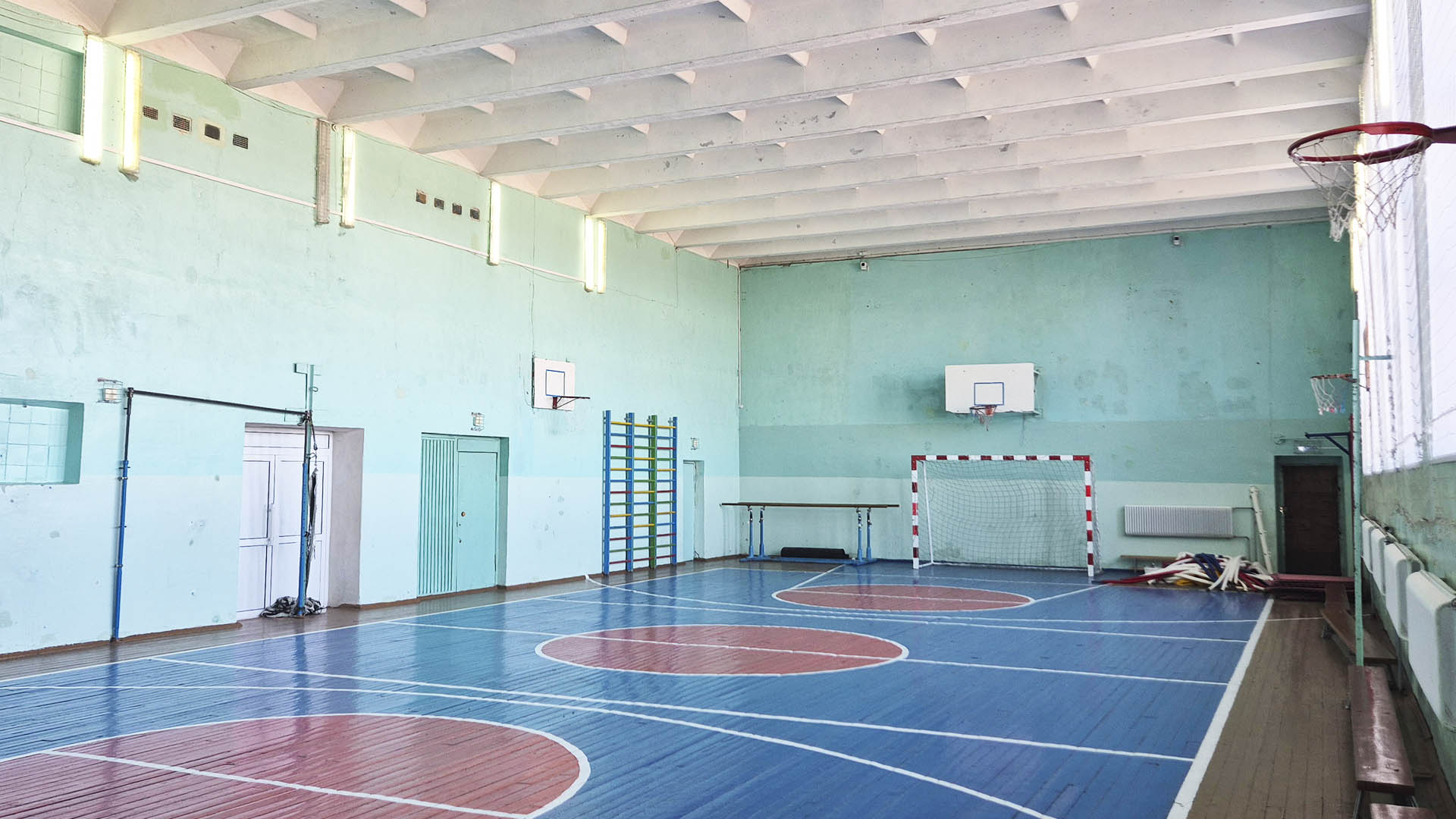 Ремонт спортзала МБОУ "Выездновская СШ", р.п.Выездное