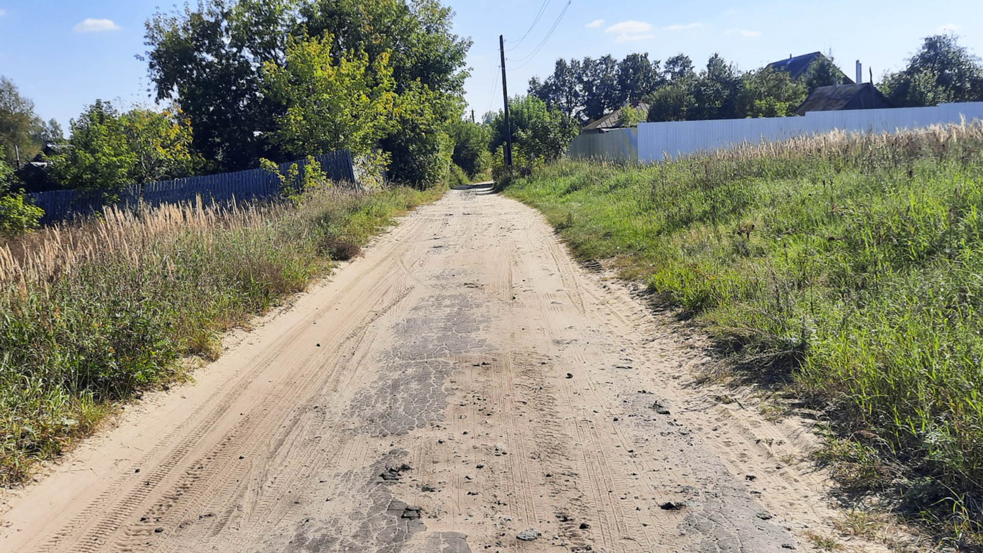 Ремонт участка дороги по ул.Кутузова, с.Мурзицы