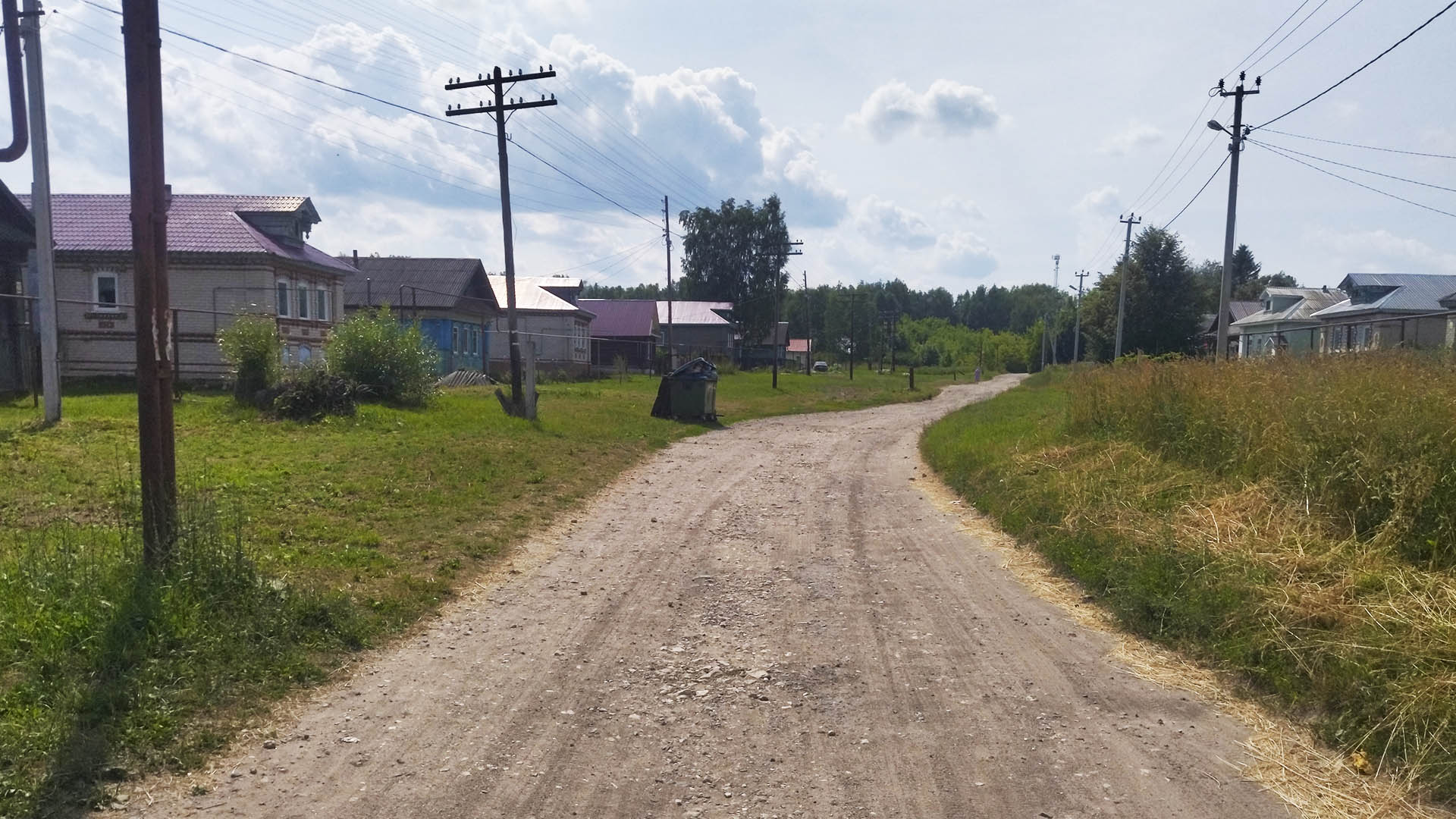 Ремонт дороги по ул.Полевая, ул.Центральная, д.Кременки