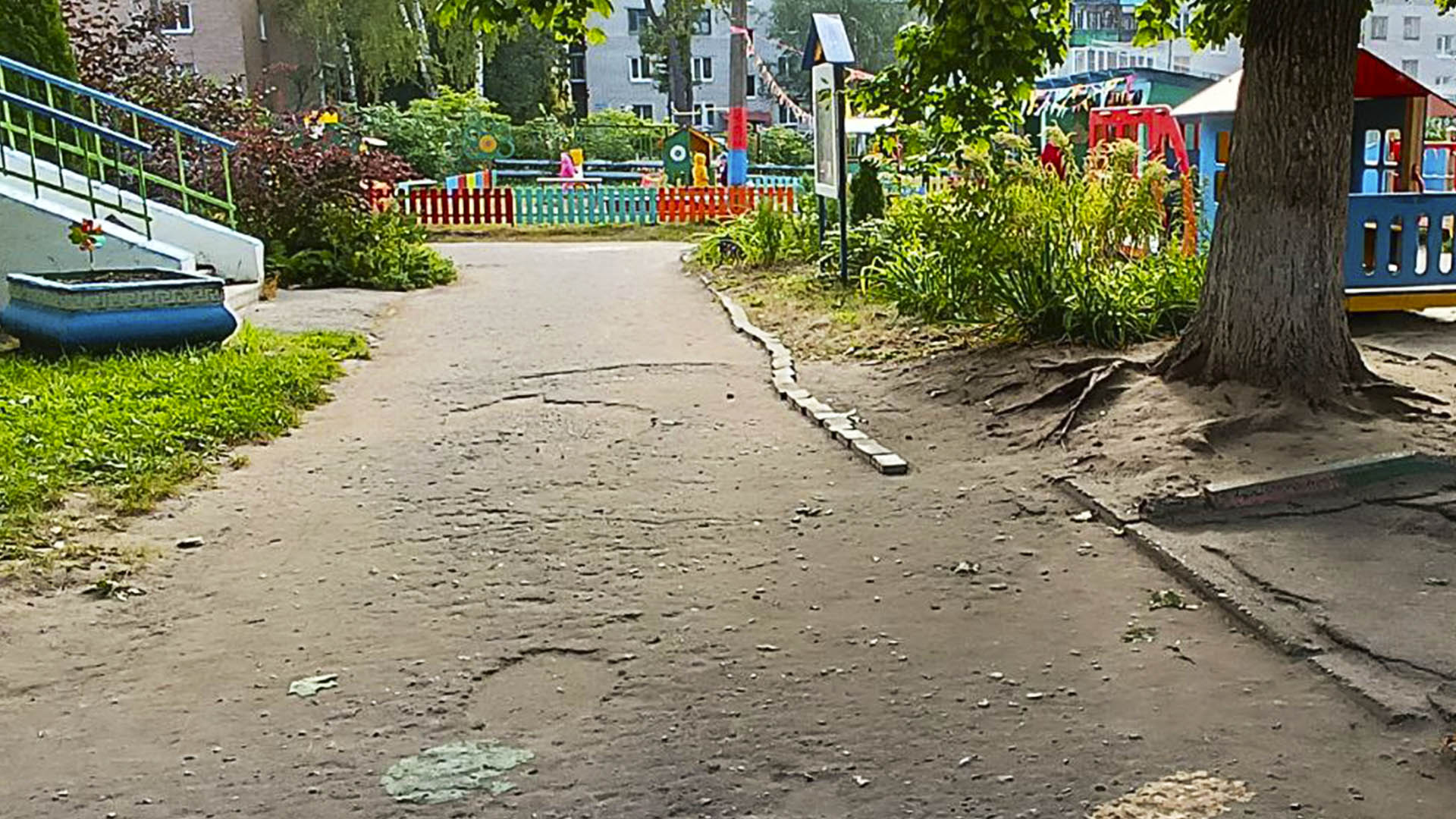 Ремонт асфальтового покрытия на территории МБДОУ «Детский сад №298», г.Нижний Новгород