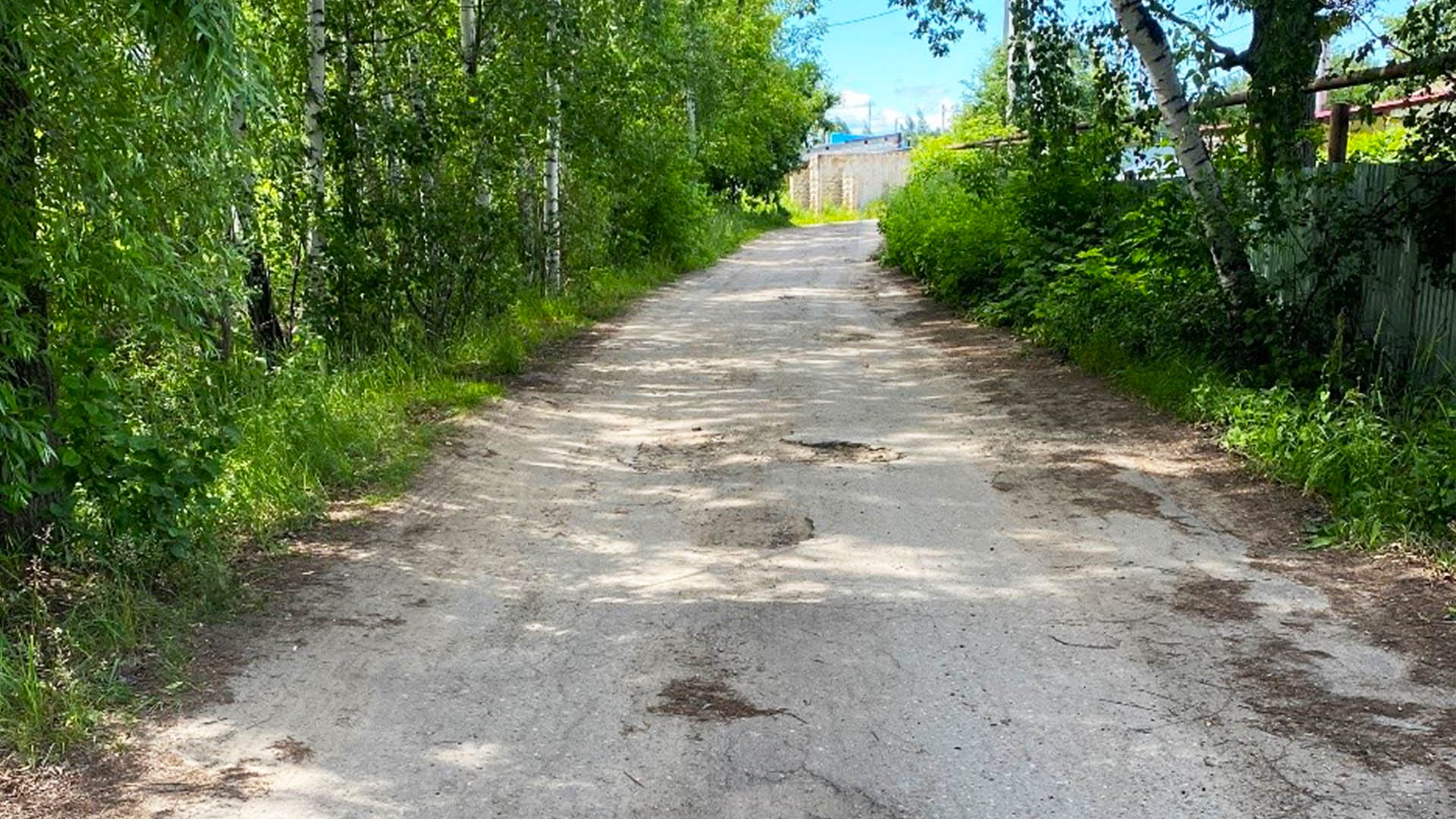 Ремонт дороги по ул.Менделеева, г.Балахна