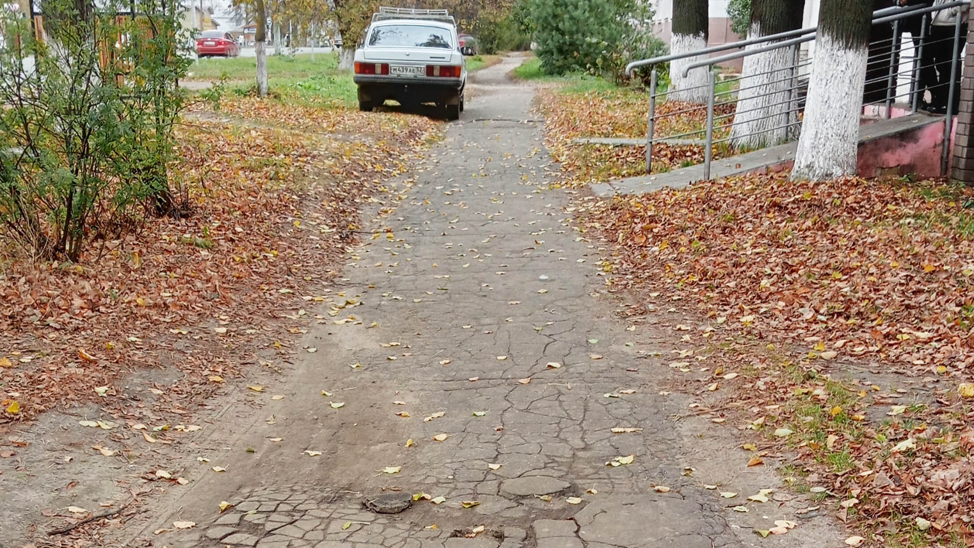 Ремонт тротуаров по ул.Аллея Ильича, г.Павлово