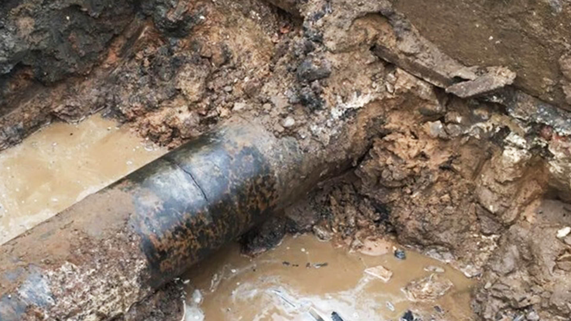 Ремонт водопровода по ул.Вишневая - ул.Советская, р.п.Тумботино