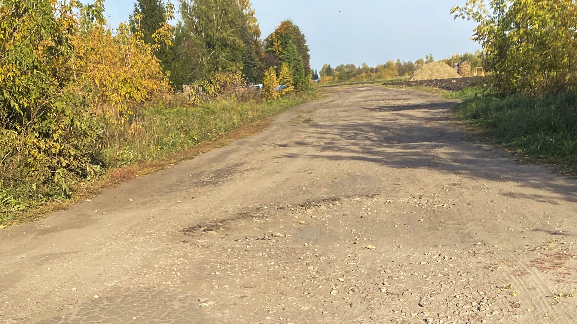 Ремонт участка дороги по ул.Новая, д.12 - д.20, с.Тенекаево